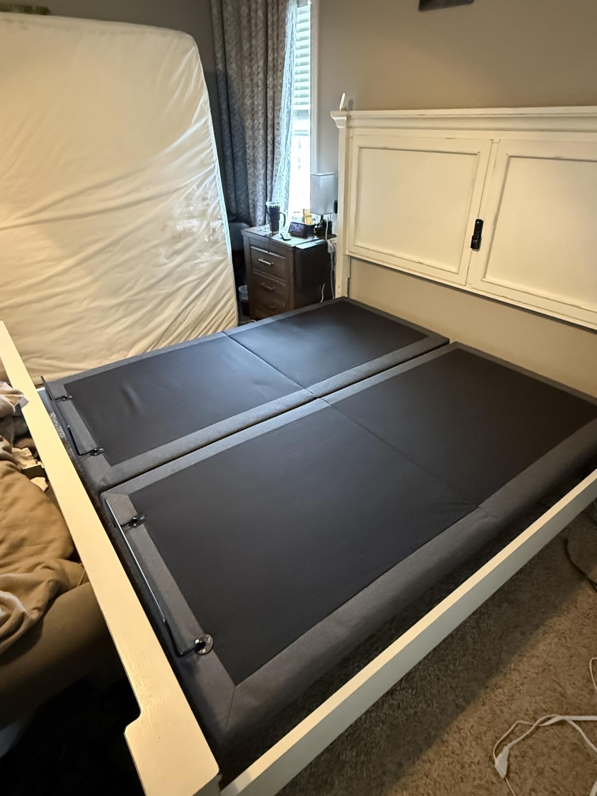 Tami Tami T450 Adjustable Bed Frame Full with Remote, Ergonomic Adjustable Base with Head & Foot Incline, Zero Gravity, Nightlight, Quiet Motor, and 3 Height-Adjustable Legs, Easy Assembly customer photo 1