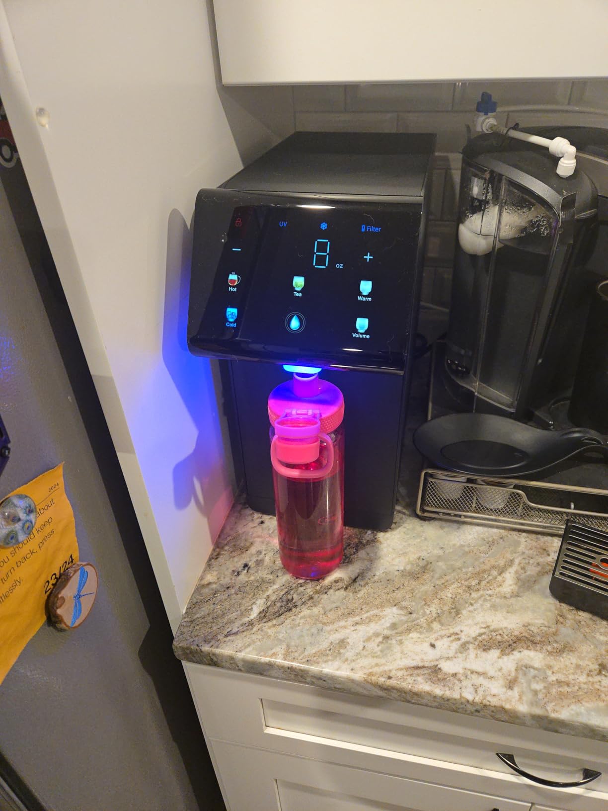 Ultra Instant Hot & Cold Water Dispenser, Countertop Bottleless Water Filter Dispenser with 4-Stage Filtration + UV Sterilization, WQA & NSF/ANSI 42 Certified, Full Installation Kit customer photo 1