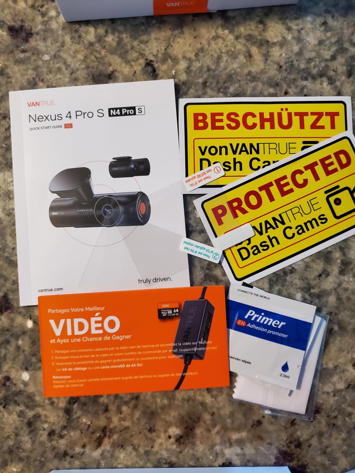 Vantrue N4 Pro S 4K 3 Channel Dash Cam, Triple STARVIS 2 HDR Car Camera | 4K+1080P+2.5K Front and Rear Inside Dashcam, IR Night Vision, 24/7 Buffered Parking Mode, GPS, Wi-Fi, Support 1TB (RC18) customer photo 2