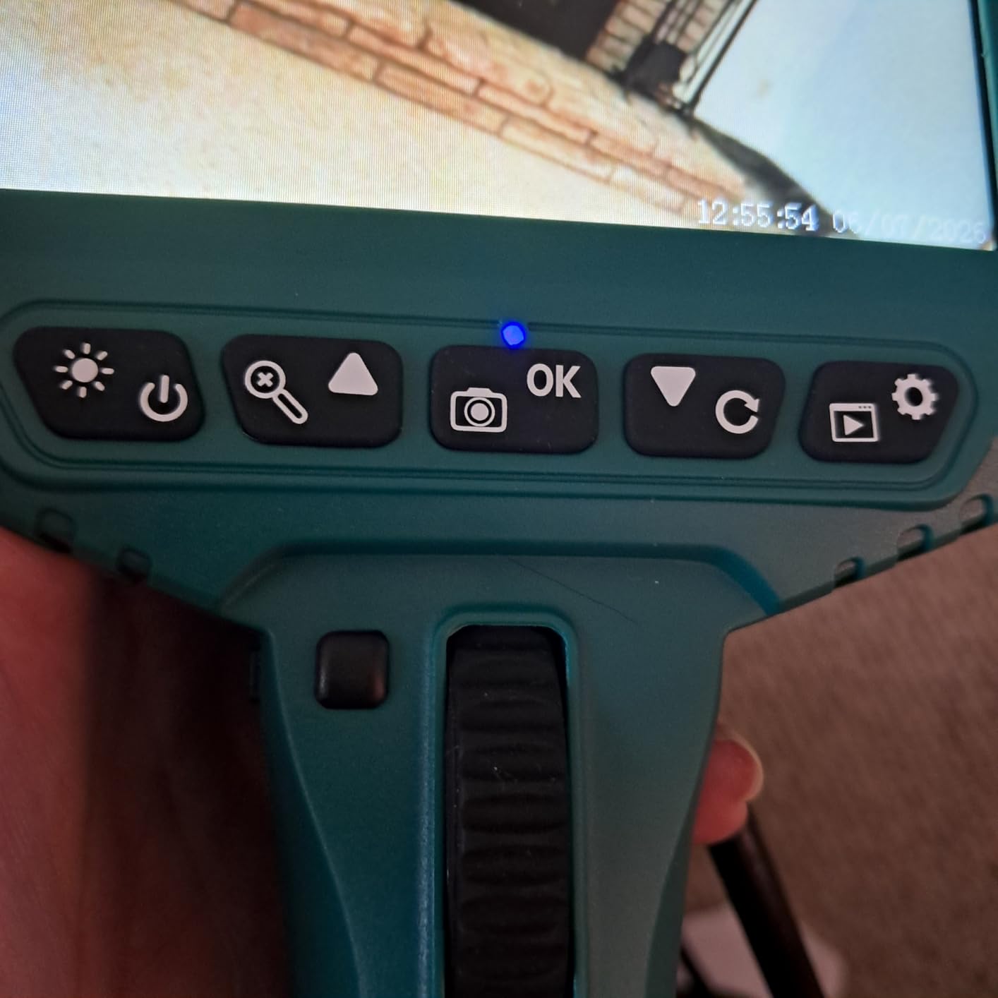 SATA Two-Way Articulating Borescope with Light, 210° Articulation, Industrial Endoscope Camera, IPS HD Display, Flexible Snake Probe for Automotive Engine, HVAC, Plumbing and Mechanical Inspection-5FT customer photo 2