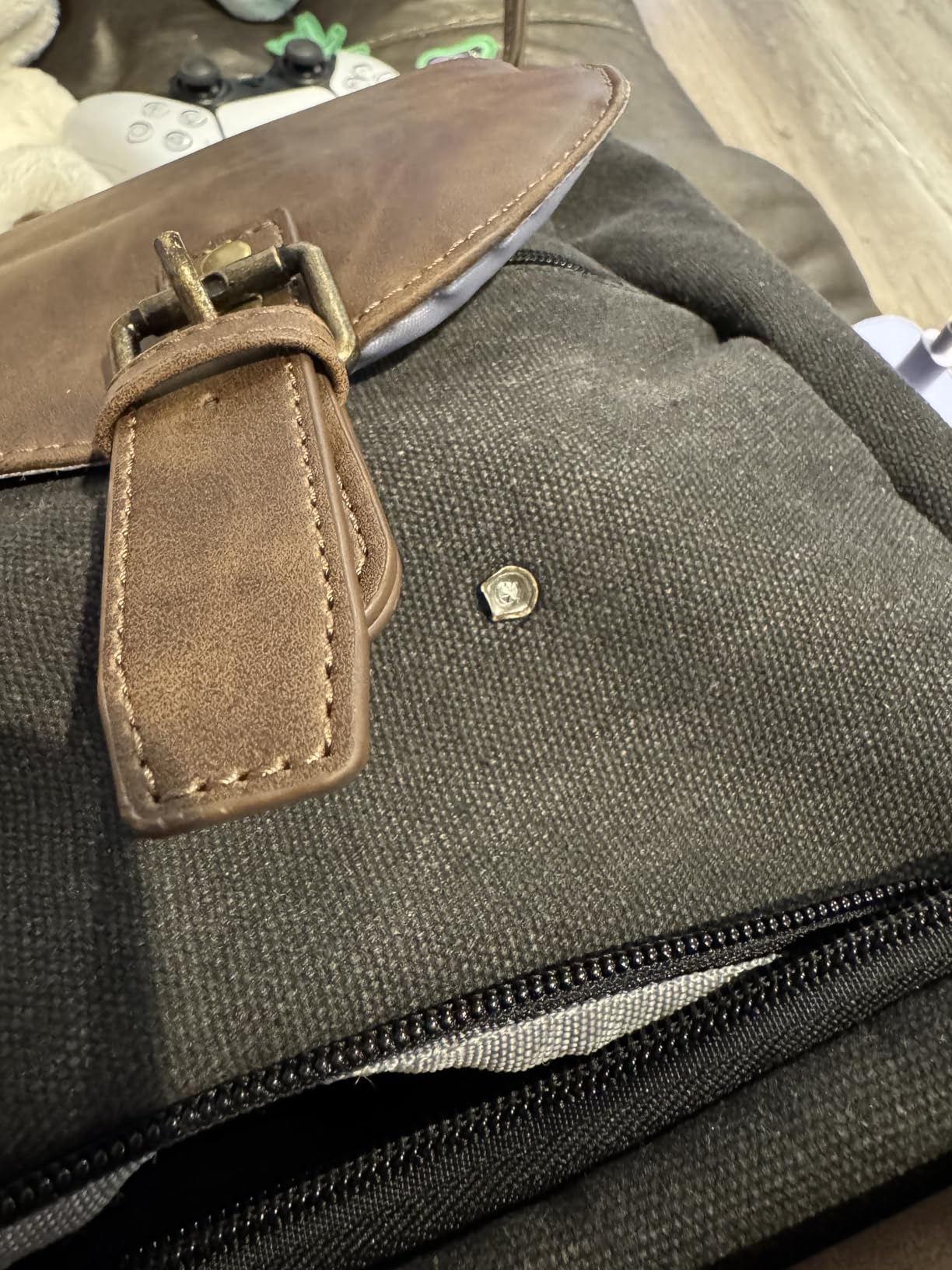 RAINSMORE Vintage Camera Bag with Side Access for DSLR/SLR Mirrorless customer photo 2