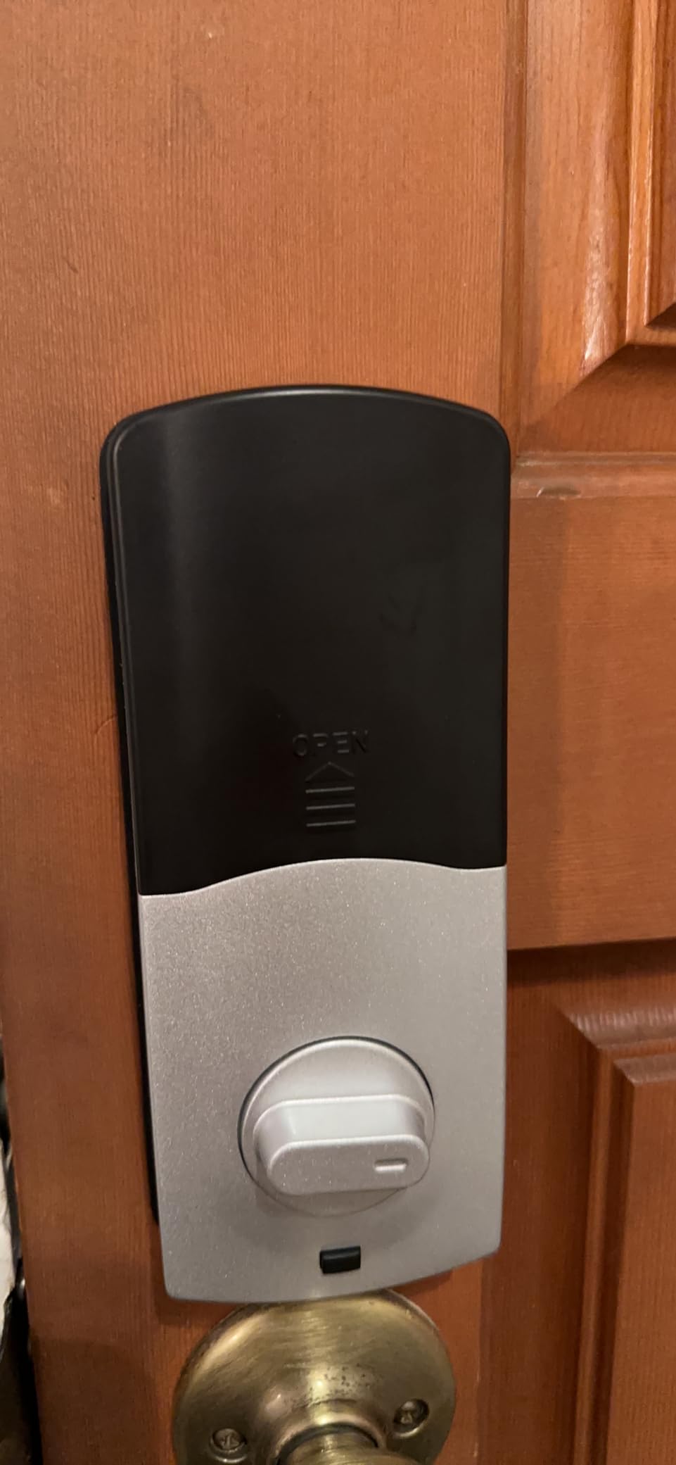 Smart Front Door Lock Sets: 2K HD Camera Lock with Doorbell Kits, Hornbill Fingerprint Keyless Entry Door Lock with Handles, WiFi Deadbolt (only 2.4G) for Remote Control, Auto Lock, Satin Nickel customer photo 1
