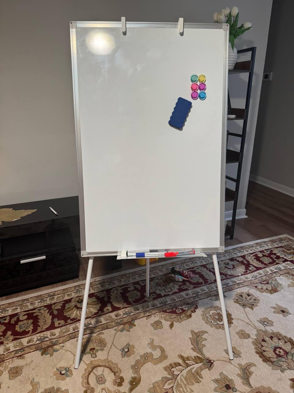 Large Rolling Whiteboard on Wheels, 72