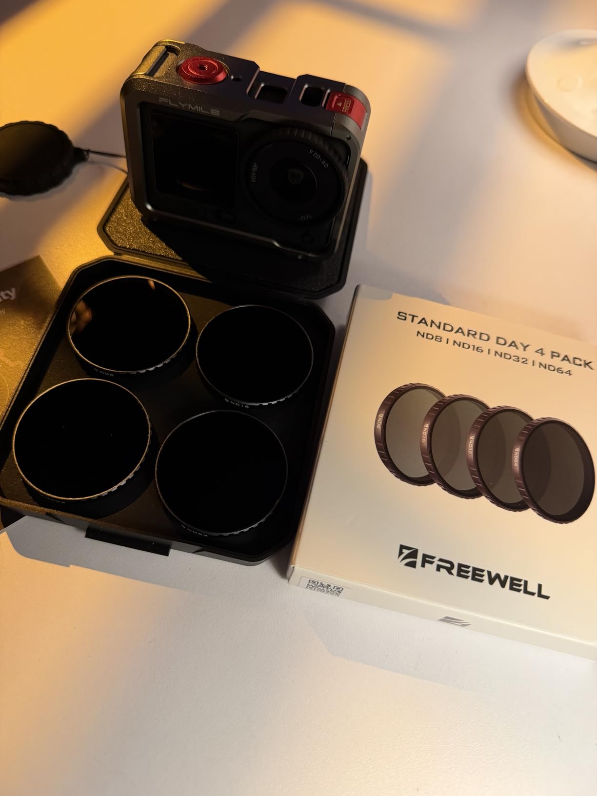 Freewell ND8, ND16, ND32, ND64 Standard Day Filter Set for Osmo Action 6 | Essential for Daylight Filming customer photo 2