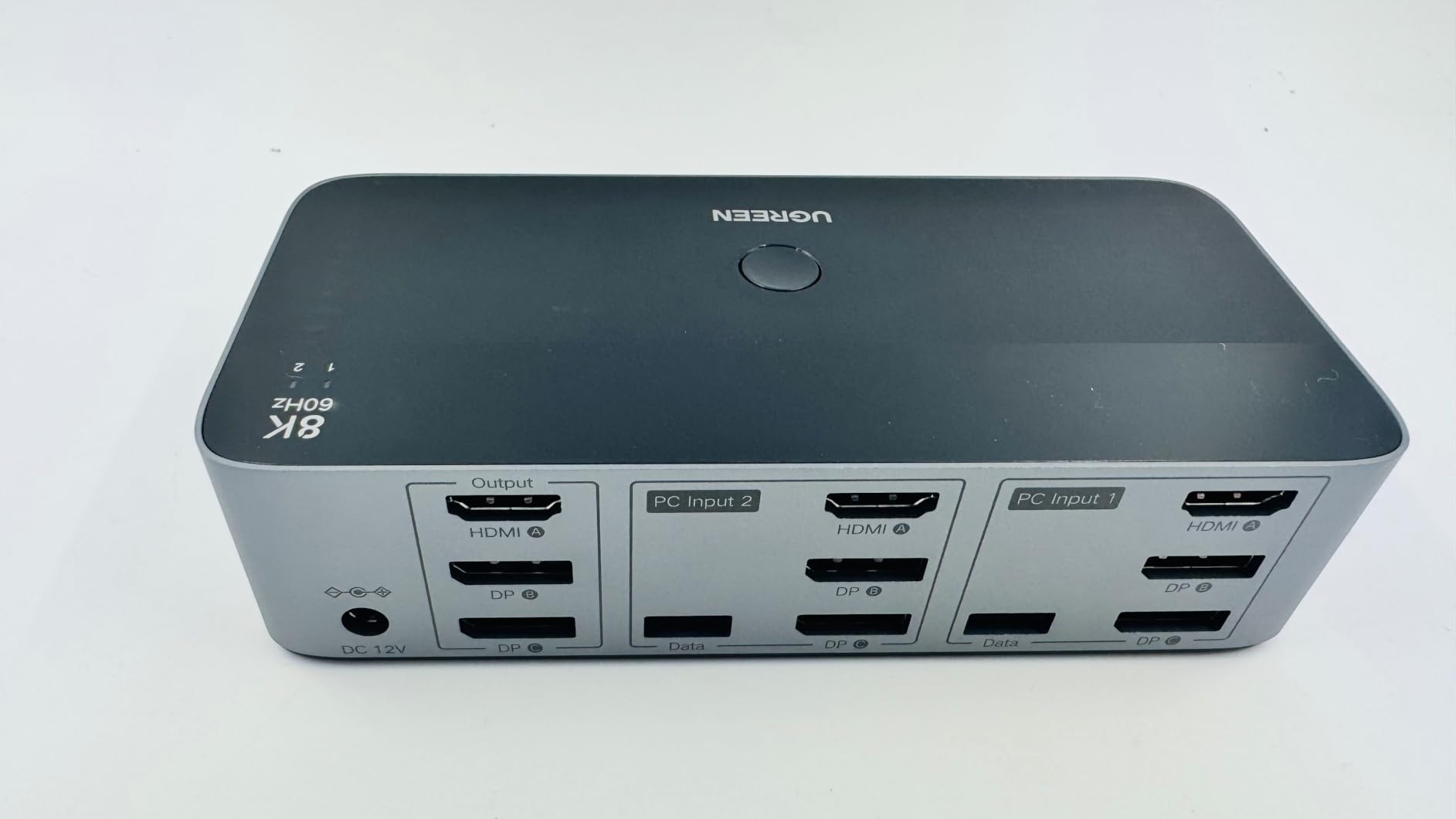 UGREEN 8K@60Hz HDMI Displayport KVM Switch 3 Monitors 2 Computers, Aluminum | 4K@240Hz, with 4 USB 3.0 Ports, for 2 Computers Share Triple Monitors, with 4 DP+2 HDMI+2 USB Cables/Power Adapter/Controller customer photo 1