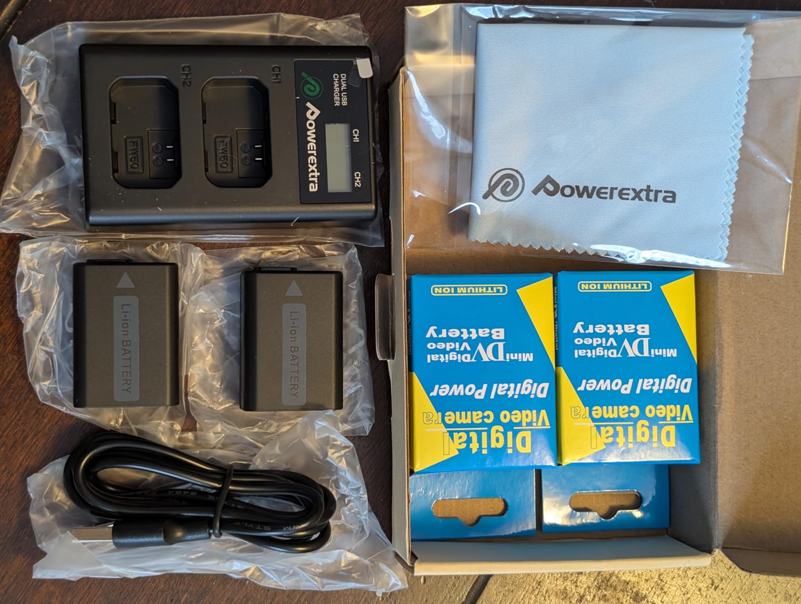 NP-FW50 Battery and Smart LCD Display Dual USB Charger | Compatible for Sony ZV-E10, Alpha a6500, a6300, a6000, a7s, a7, a7s ii, a7s, a5100, a5000, a7r, a7 ii Camera customer photo 2