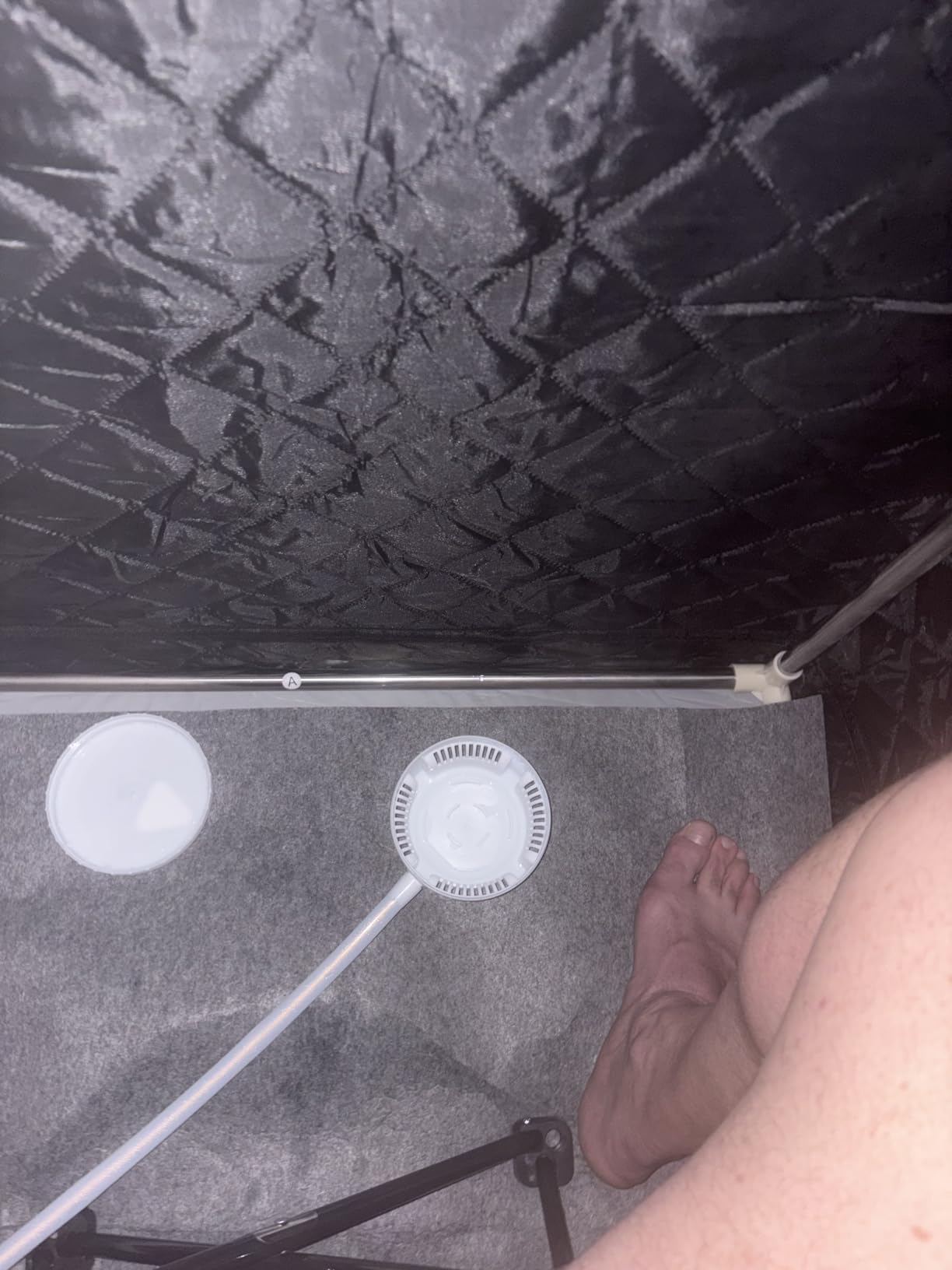 Upgraded Portable Steam Sauna for Home, Sauna Tent with 3L/1200W Steamer, XL Foldable and Remote Control, 99-Min Timer & 15 Power Levels, 2.6' x 2.6' x 5.9' Detox Spa for Relaxation, Jet Black customer photo 2
