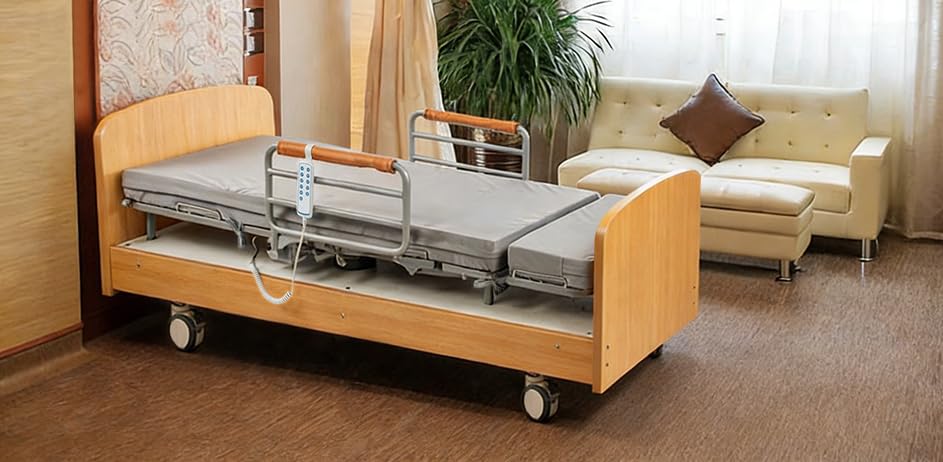 Real Relax Rotating Multi Functional Electric Premium Hospital Bed, Rotates 90° from a Flat (Lying) Position to an Upright Seated Position, Making it Easy to Get Out of Bed, for Home Use, 530LBS Load customer photo 2
