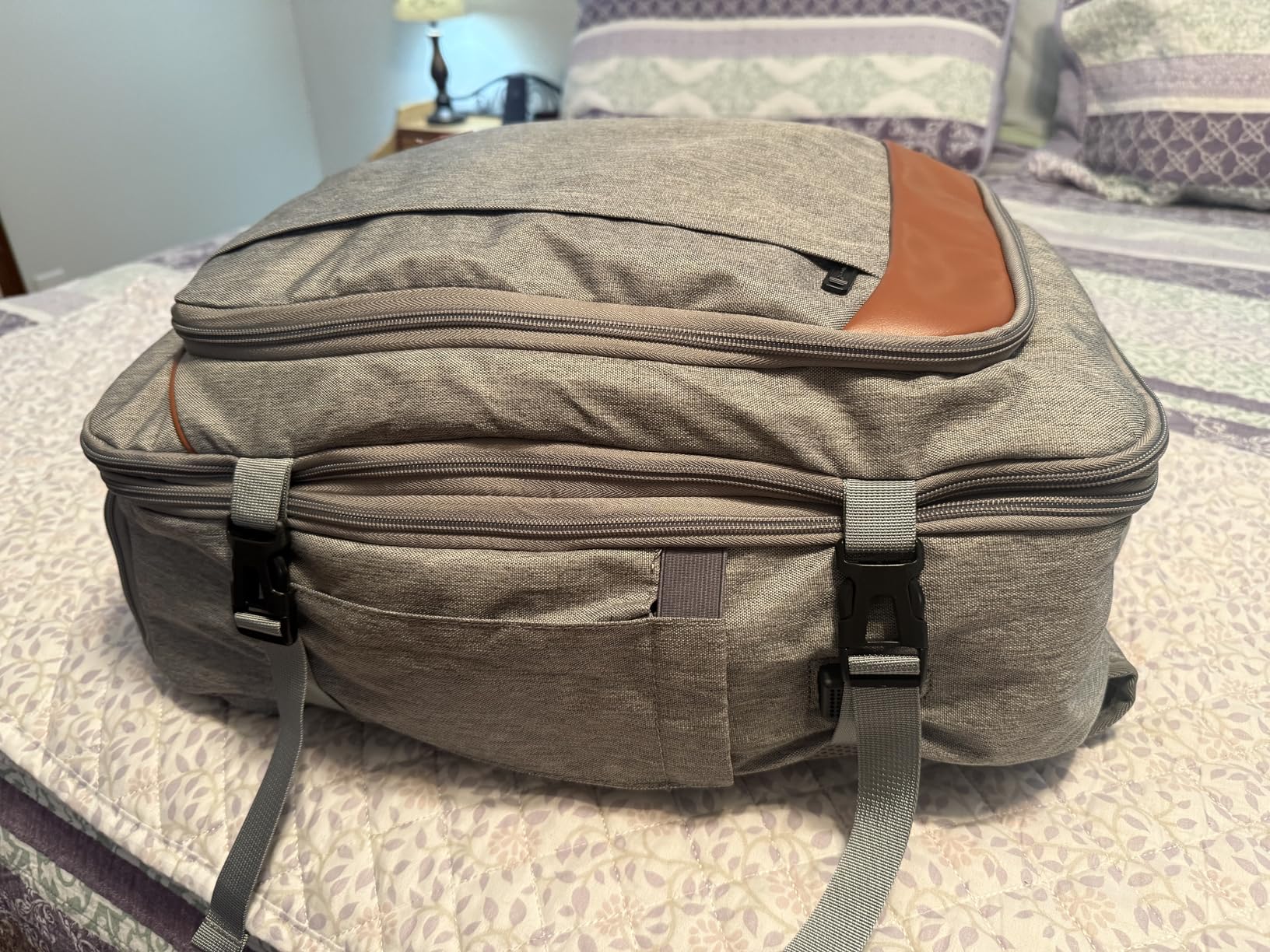 Vancropak 40L Carry on Backpack, Flight Approved Expandable Bag for Travel | 17.3