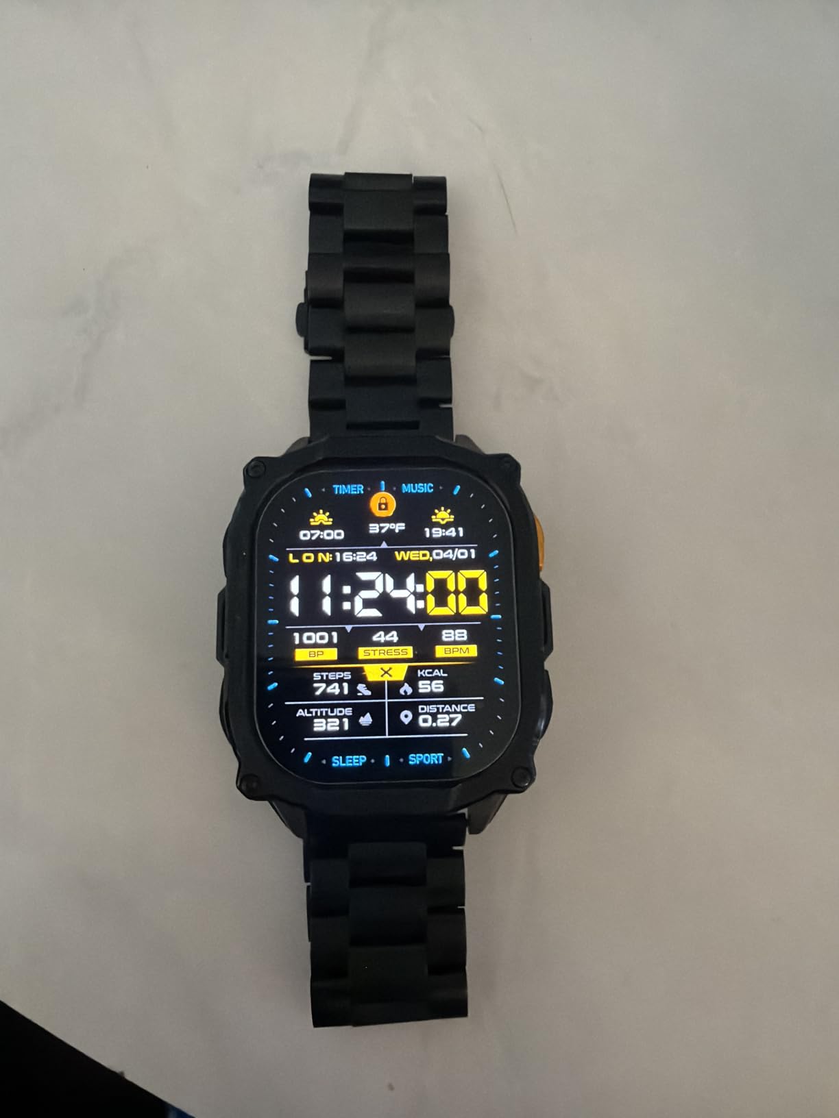 CARBINOX Edge Smart Watch Rugged, 1.96