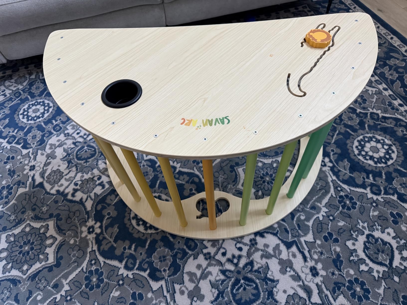 Savan'Arc Wooden Climbing Arch, 6-in-1 Pikler Montessori Rocker & Cushion | Wooden Pikler climbing arch for babies & toddlers 1-3 years - 6-in-1 rocker, tunnel with cushion Montessori gym customer photo 1