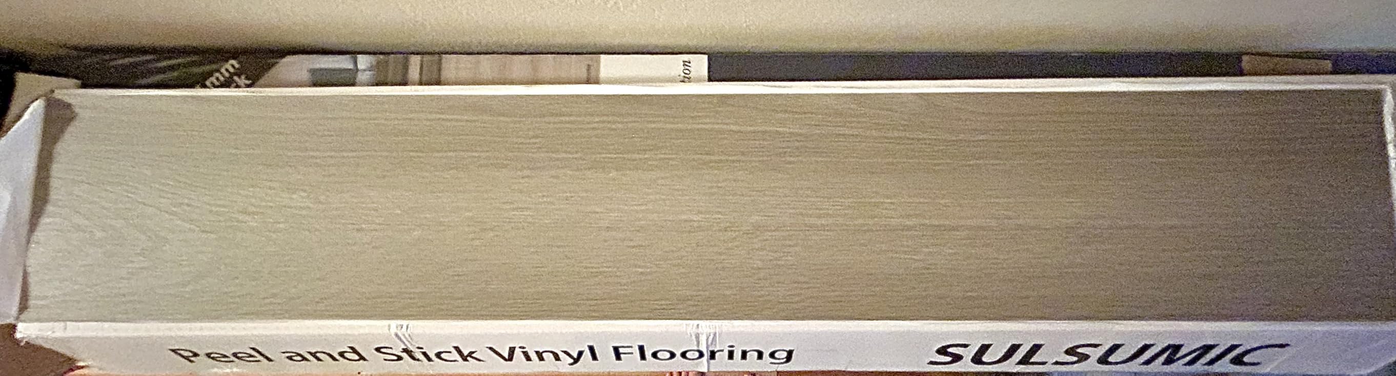 Peel and Stick Vinyl Flooring 36 Pack 54 Sq.Ft, Wood-Look Luxury Vinyl Plank Flooring, Waterproof Self-Adhesive DIY for Bedroom, Kitchen and Bathroom customer photo 2