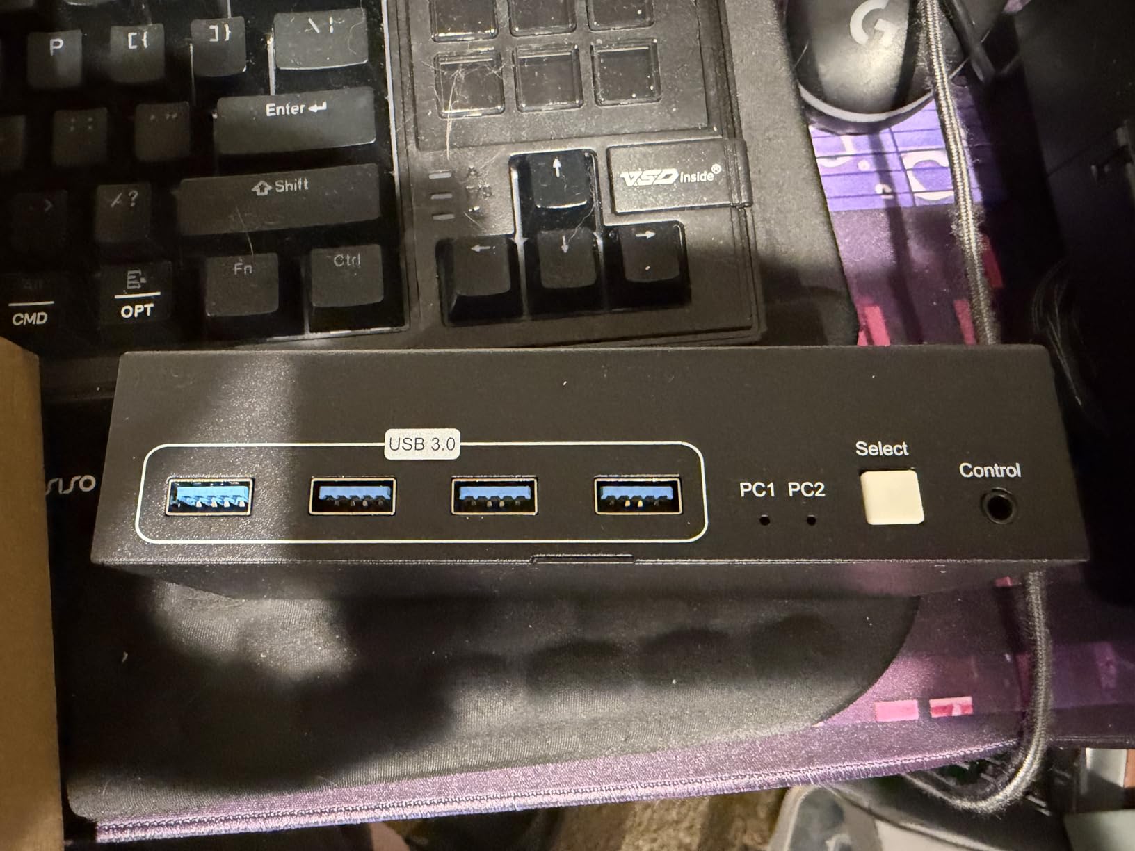 HDMI KVM Switch 2 Monitors 2 Computers, 4K@60Hz USB KVM Switches Dual Monitor with 4 USB 3.0 Ports Sharing Keyboard Mouse Printer, Monitors Switch for 2 Computers, HDMI Switcher 2 in 2 Out customer photo 1