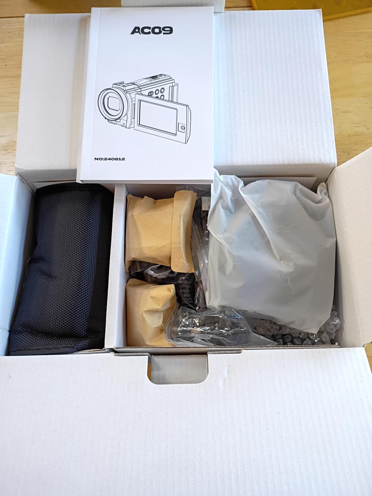4K Video Camera Camcorder, 56MP Dual Lens Vlogging Camera for YouTube, Cam Corder with 3
