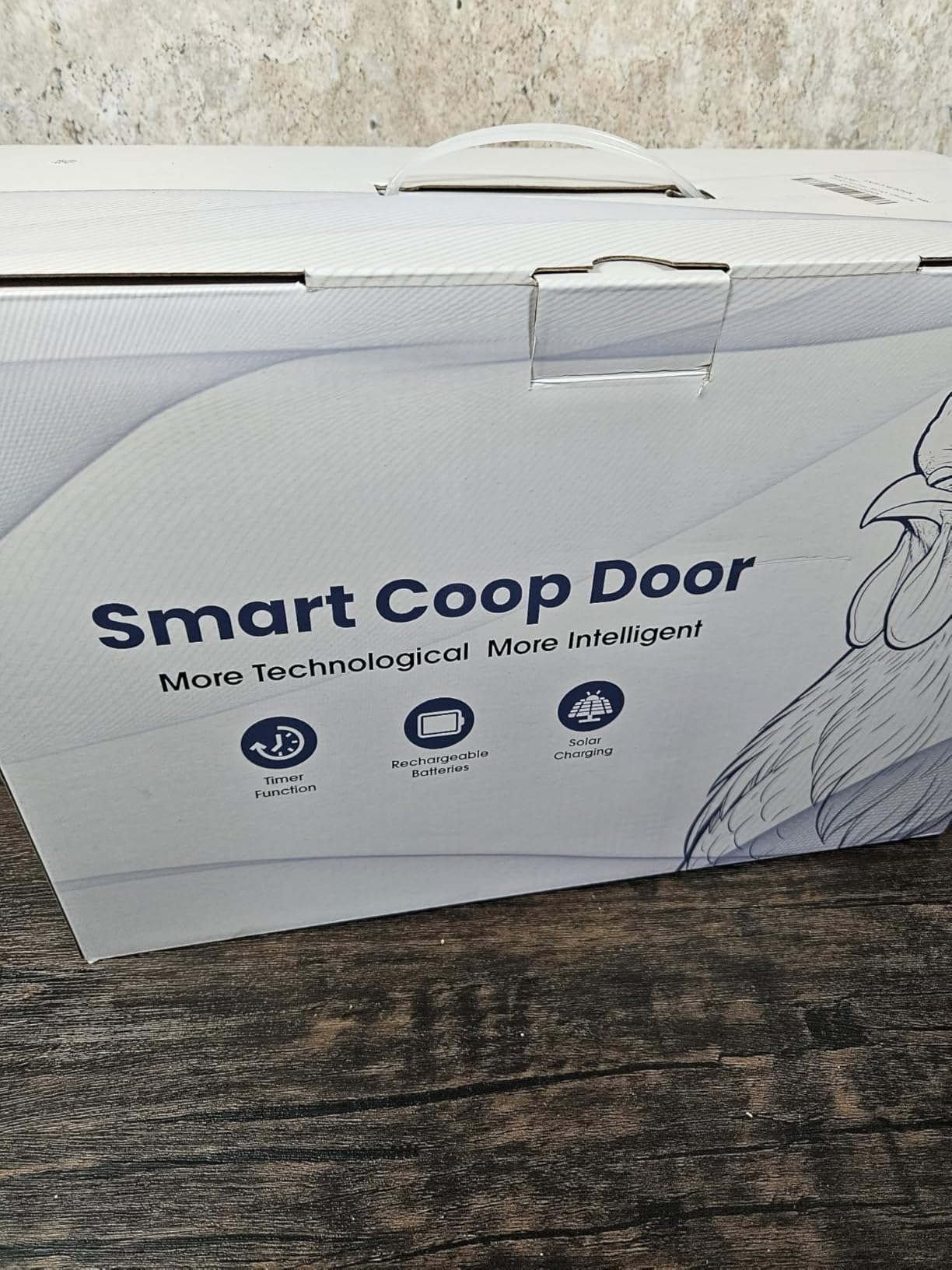 Automatic Chicken Coop Door with Remote Display, Solar Powered Roll-up Chicken Door, 393ft Long-Range Wireless Monitor, Anti-Pinch Auto Coop Door, Predator Protection Motion Sensor customer photo 2