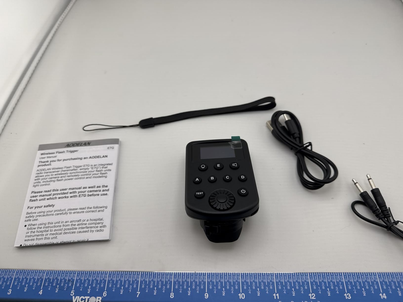 AODELAN Wireless Flash Trigger Transceiver for Godox and Flashpoint Flashes, 5 Groups Control, 32 Channels, OLED Flash Transmitter for Canon, Sony, Nikon, Fuji Single-Contact Cameras (Non-TTL/HSS) customer photo 2