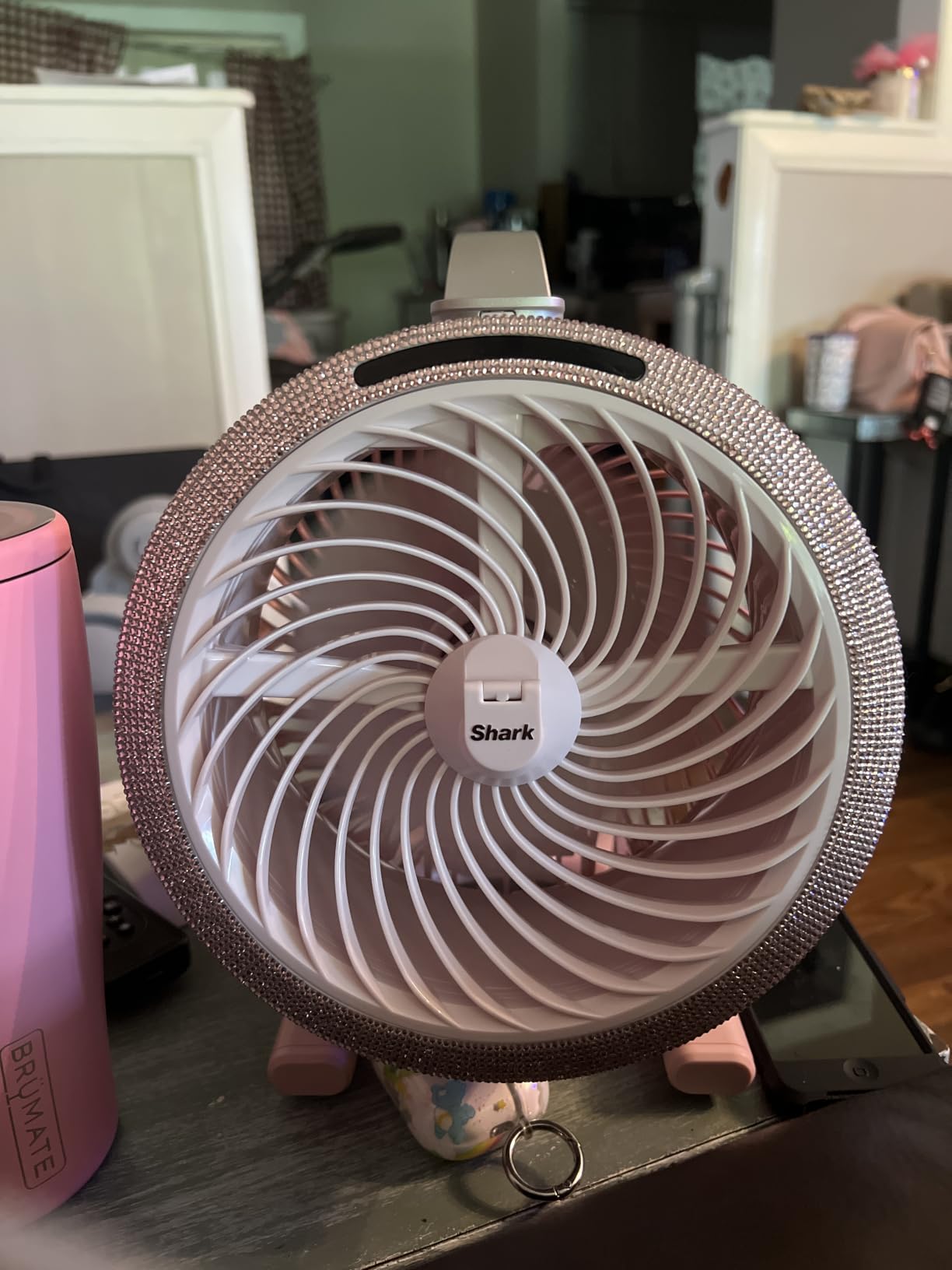 Shark FlexBreeze HydroGo Pro Portable Misting Fan, Graphite, FA056 | Corded/Cordless, Indoor + Outdoor Mist, Lowers Temps up to 5°, up to 29-Hr Battery, up to 70 Ft of Power, 5 Speeds customer photo 1