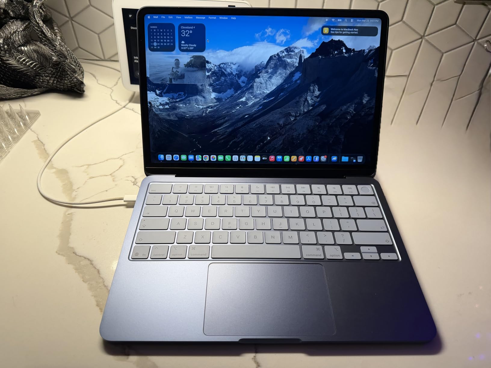Apple 2026 MacBook Neo 13-inch Laptop with A18 Pro chip: Built for AI and Apple Intelligence, Liquid Retina Display, 8GB Unified Memory, 512GB SSD Storage, 1080p FaceTime HD Camera, Touch ID; Blush customer photo 1