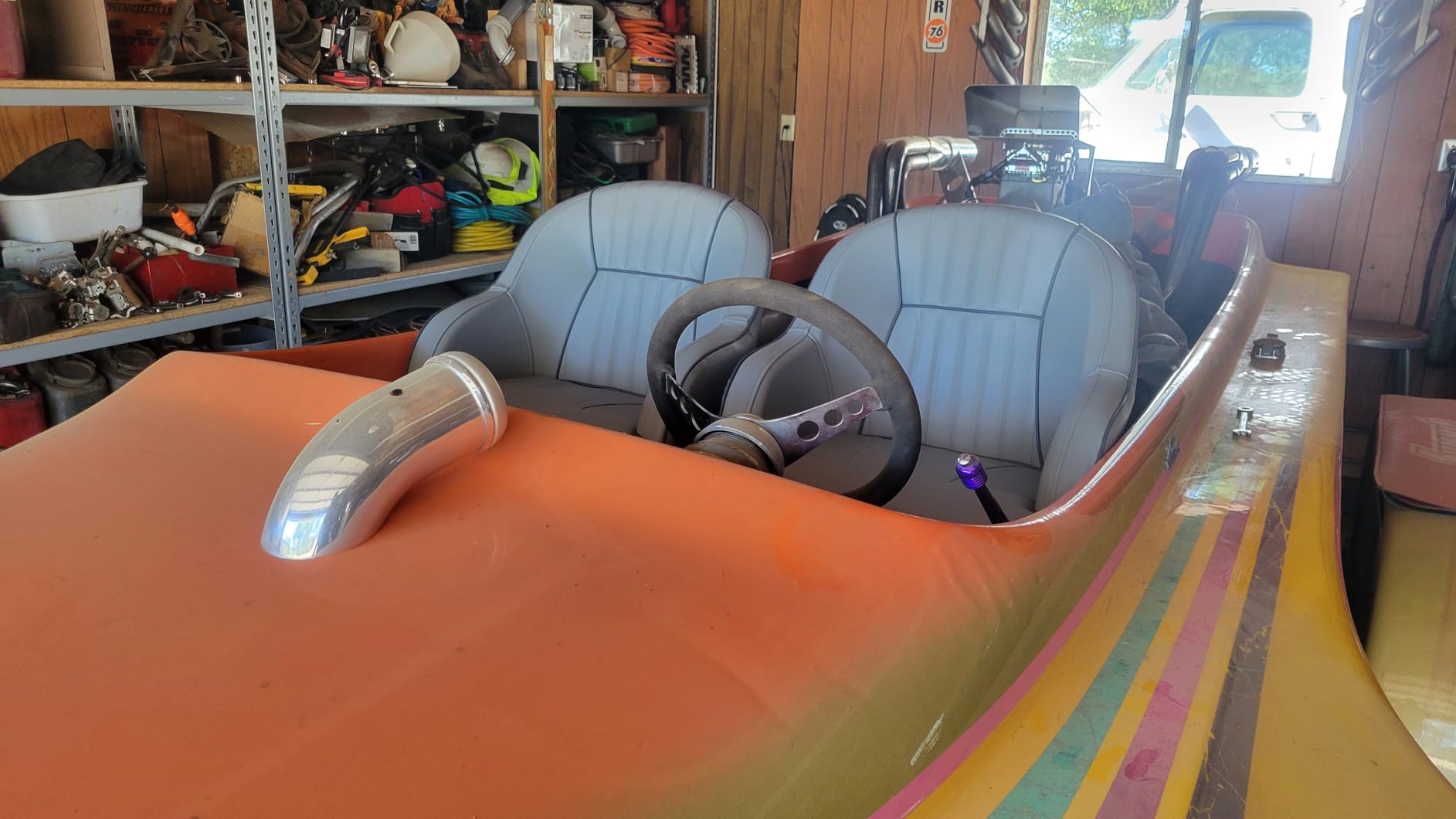 ERGOSEAT Gray Pontoon Captain Seat Marine Captains Chair Boat Bucket Seats with Armrest customer photo 2