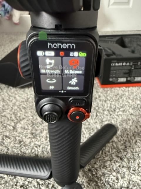 Hohem iSteady MT3 Pro 4-in-1 Camera Gimbal Stabilizer with AI Tracker | Detachable Touchscreen Controls, Fill Light, for Mirrorless, Compact, Action Cameras & Smartphones, 2.5KG Payload customer photo 1