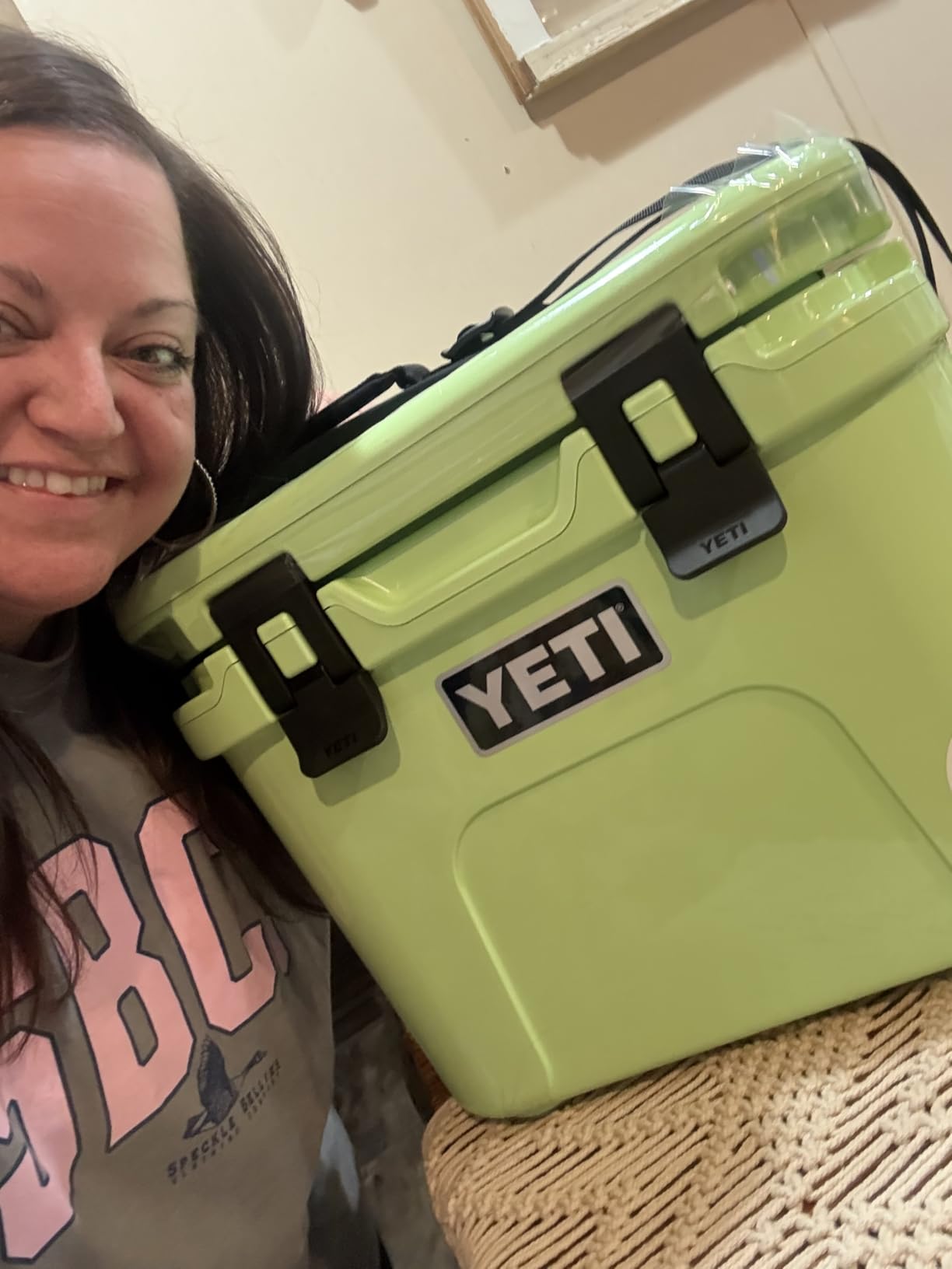 YETI Roadie 15 Hard Cooler with DoubleDuty Shoulder Strap | Compact, Durable, and Portable Insulated Ice Chest, Keeps Ice All Day, Fits 22 cans (only) or 16 lbs of ice (only) customer photo 2