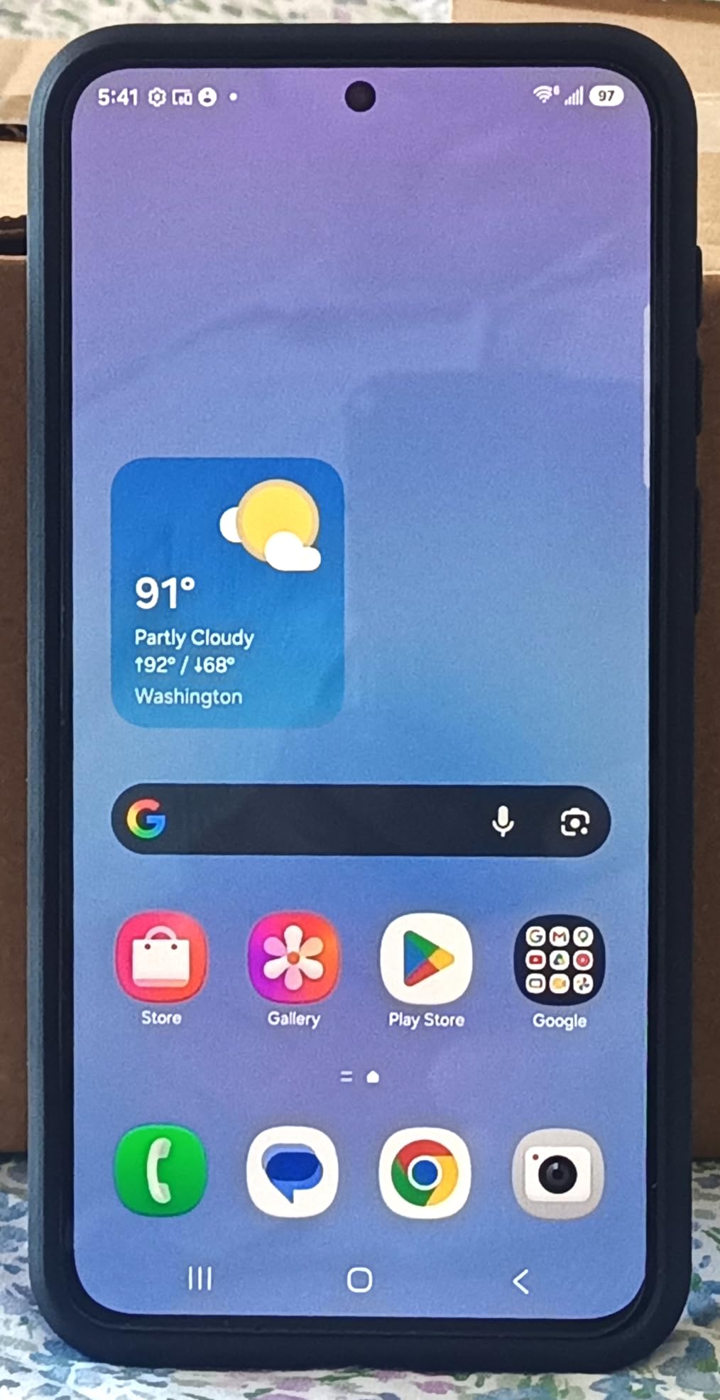 Samsung Galaxy A57 5G (2026), Unlocked Android Smartphone, 128GB, AMOLED Display, Triple Camera, IP68, 5000mAh Battery, US Version, US 1 Yr Warranty, Awesome Gray customer photo 2