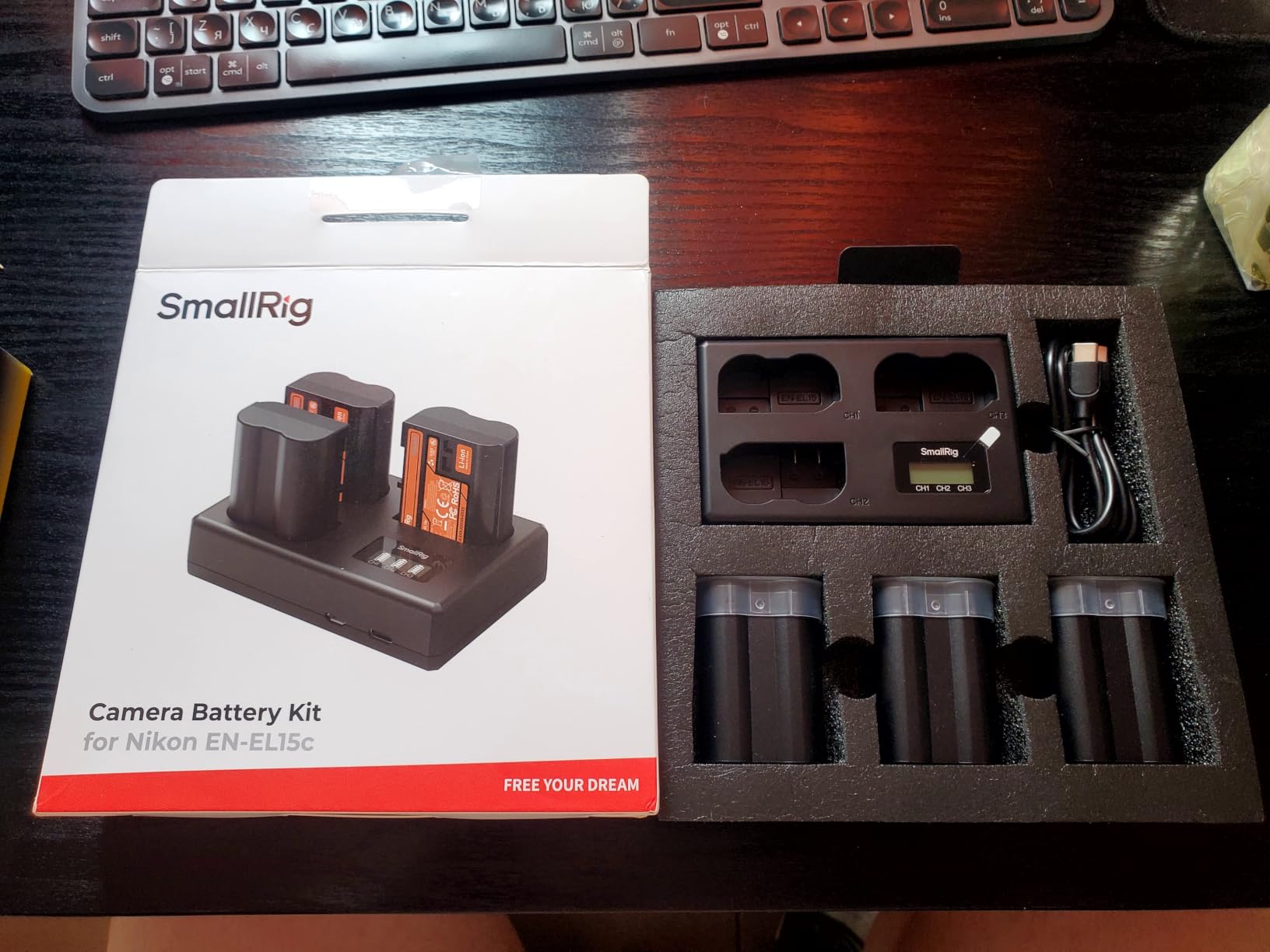 SmallRig 3-Pack EN-EL15c Battery with Triple LCD Charger for Nikon | 1940mAh Batteries, Full Decode for Nikon ZR,Z6III,Zf,Z8,Z7II,Z7,Z6II,Z6,D850,D810,D780,D750, D500,D7500,D7200 customer photo 1
