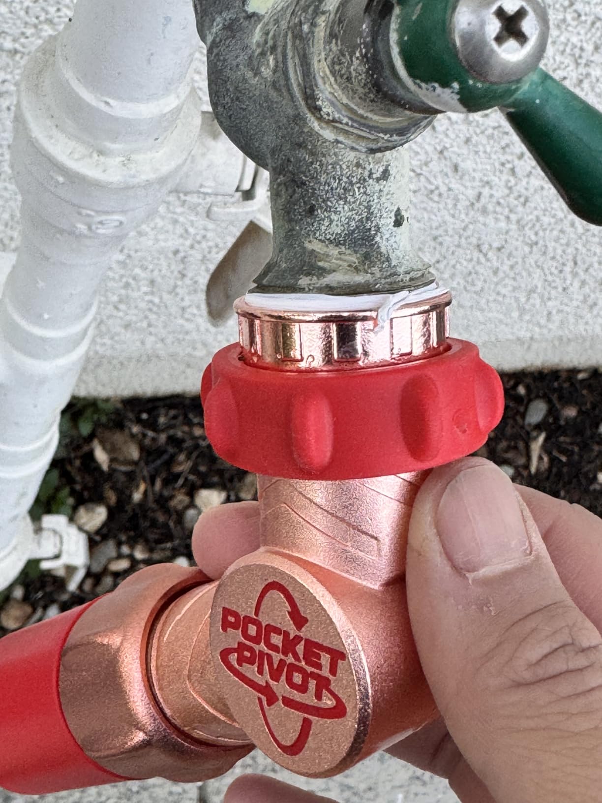 Pocket Hose Ballistic 25 FT Expandable Garden Hose, No-Kink, As Seen on TV | Anti-burst sleeve reinforced with bulletproof fiber, 360° swiveling pocket pivot connector, lightweight compact design customer photo 2
