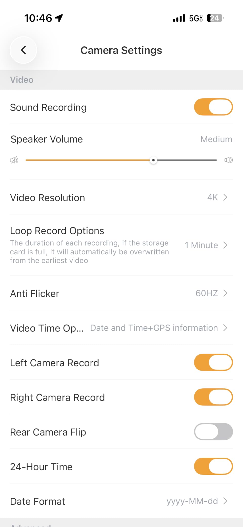Icesky S03 4K Dash Cam Front Rear Inside Left Right with GPS, Free 128GB SD Card, 5.8GHz WiFi 6 (Up to 20MB/s Download), 4 Channel 360° Dash Camera for Cars, G-Sensor 8 IR Light, Parking Mode, Black customer photo 1