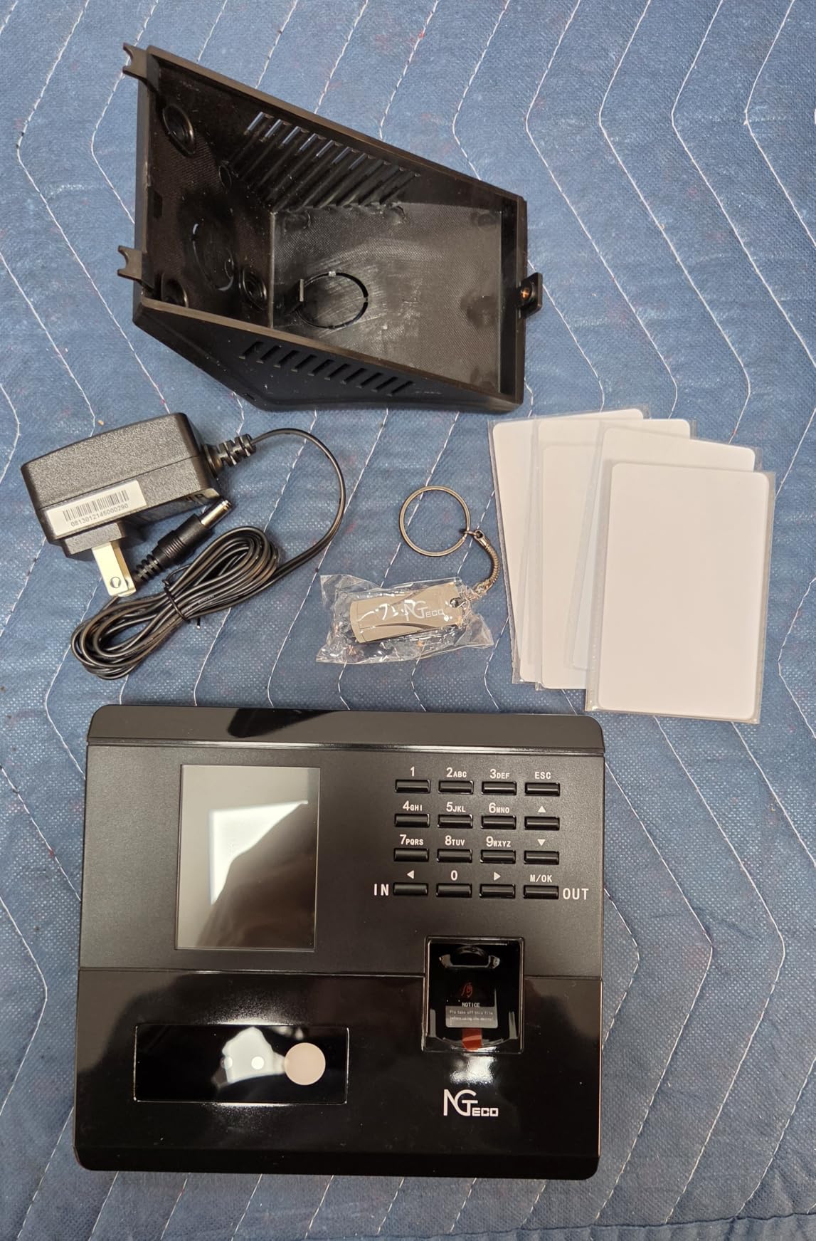 NGTeco APP Time Clock for Small Business, 4-in-1 Mode, No Monthly Fee | Employee Attendance Machine with Face, Fingerprint, RFID & PIN Check-in, 10 RFID Cards, 2.4G WiFi, Flexible Shift Management customer photo 2