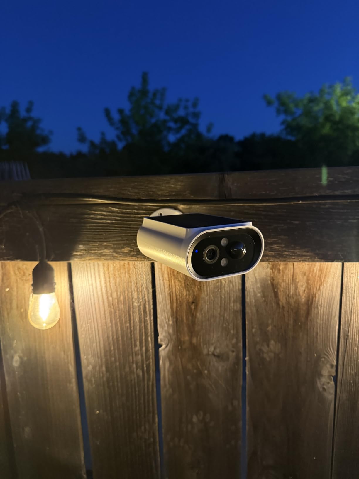 AlkiVision Solar Security Camera Wireless Outdoor, 2K Color Night Vision, AI Motion Detection, 360-Degree View, 2-Way Audio, IP67 Waterproof customer photo 2