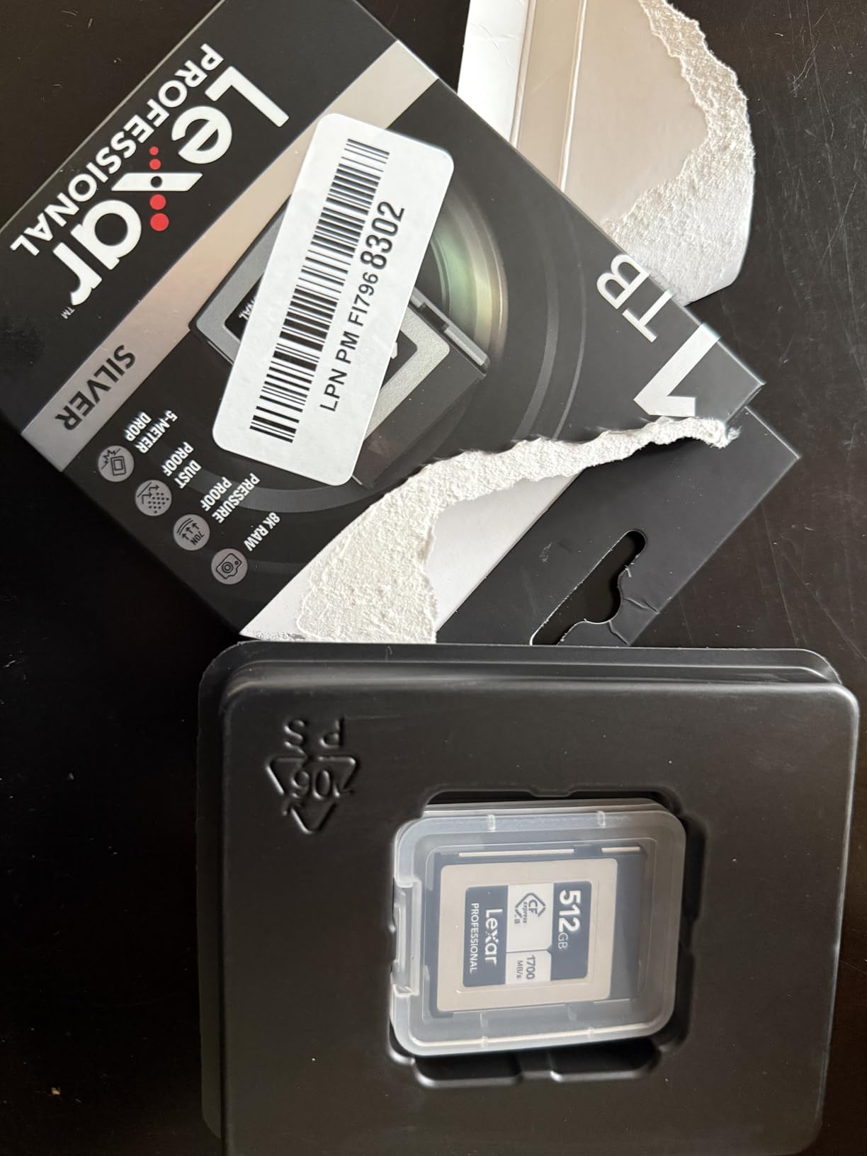 Lexar 512GB CFexpress Type B Silver 4.0 Card, 3600/3000 MB/s, 8K Video customer photo 2