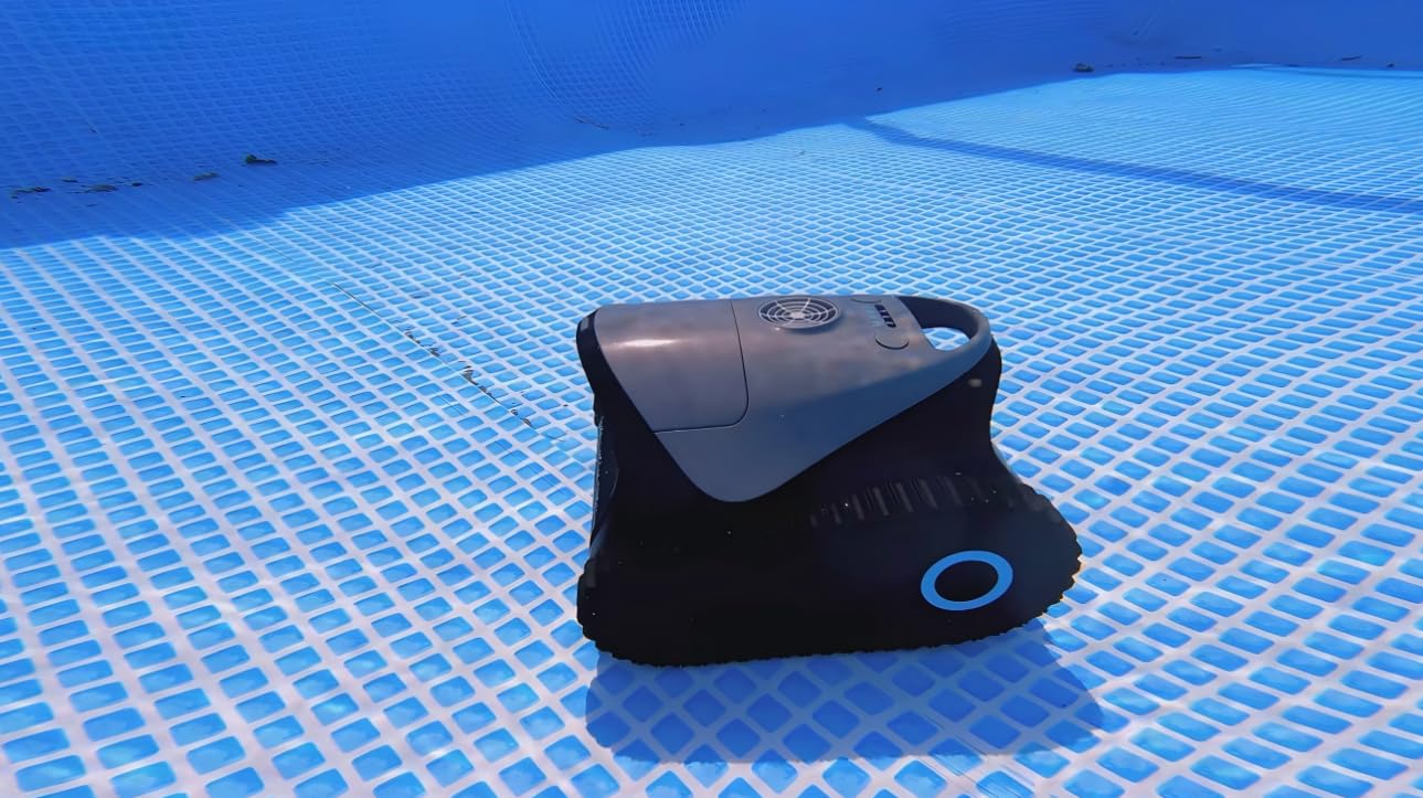 [2026 NEW] C1 Robotic Pool Cleaner with 180Mins, Iron Gray | Wall Climbing & Waterline Cleaning, Long Runtime, Dual Layers, Automatic Pool Vacuum with APP, Multi Cleaning Modes and Paths customer photo 2