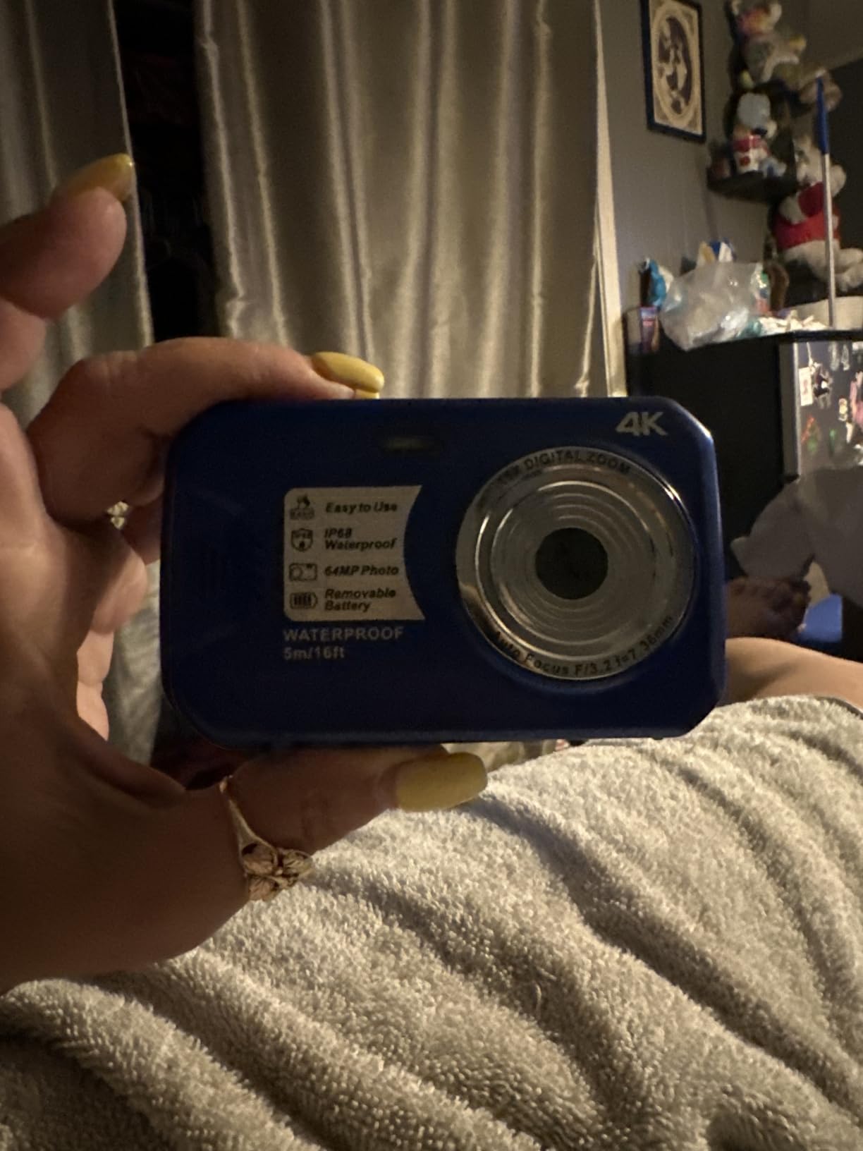 4K Underwater Camera, 64MP 16FT Compact Waterproof Camera with 16GB Card | Floatable Digital Camera, 16X Digital Zoom, Auto Focus, Fill Light, Ideal for Travel, Surfing, Swimming customer photo 2