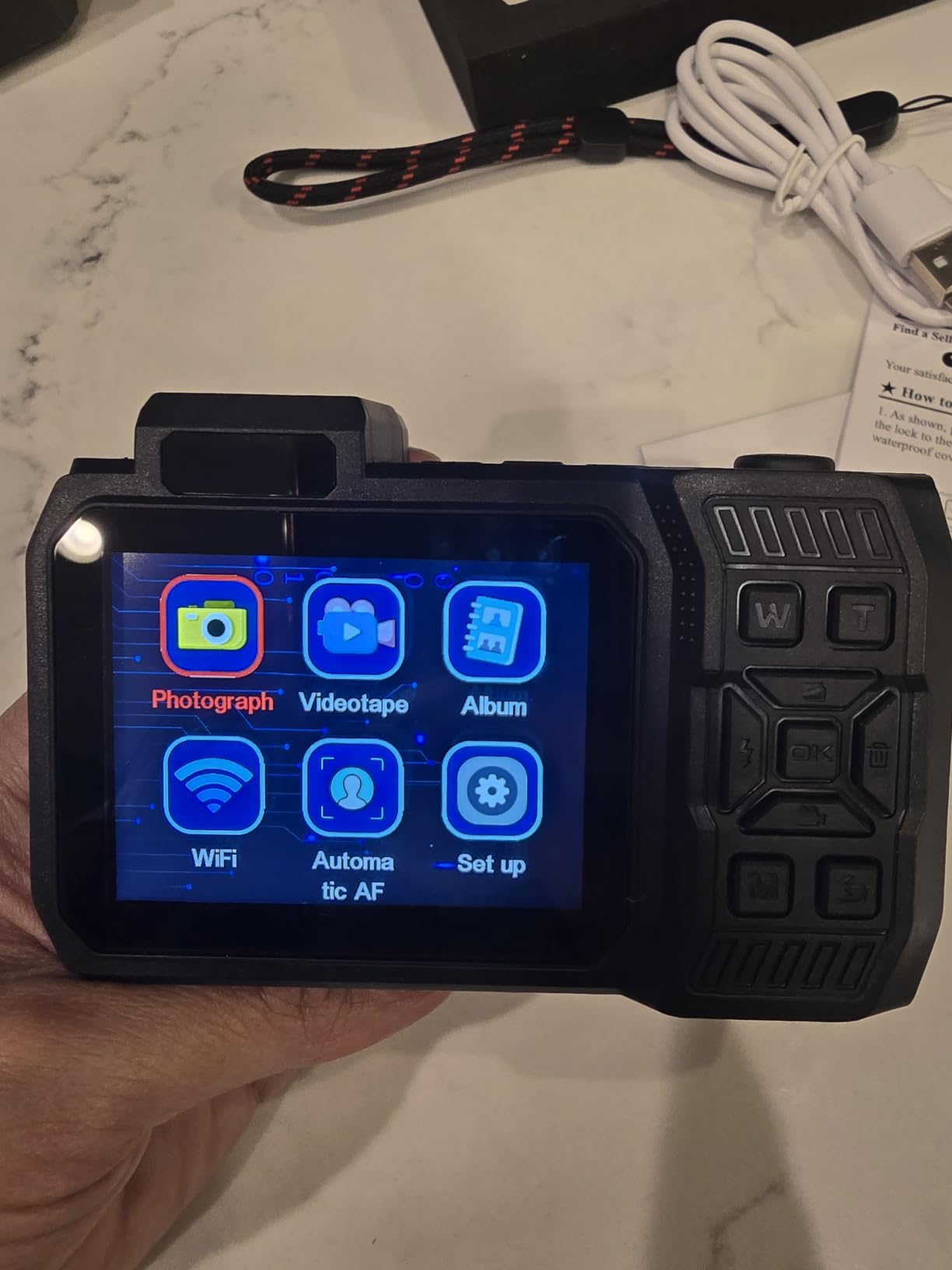 8K Underwater Camera WiFi 90MP 50FT Waterproof 32GB Card Dual-Screen Touch | Suitable for Snorkeling and Diving, Rugged Shockproof Dustproof, AF Selfie, 18X Zoom, Floatable, 1800mAh Battery, Type-C customer photo 2
