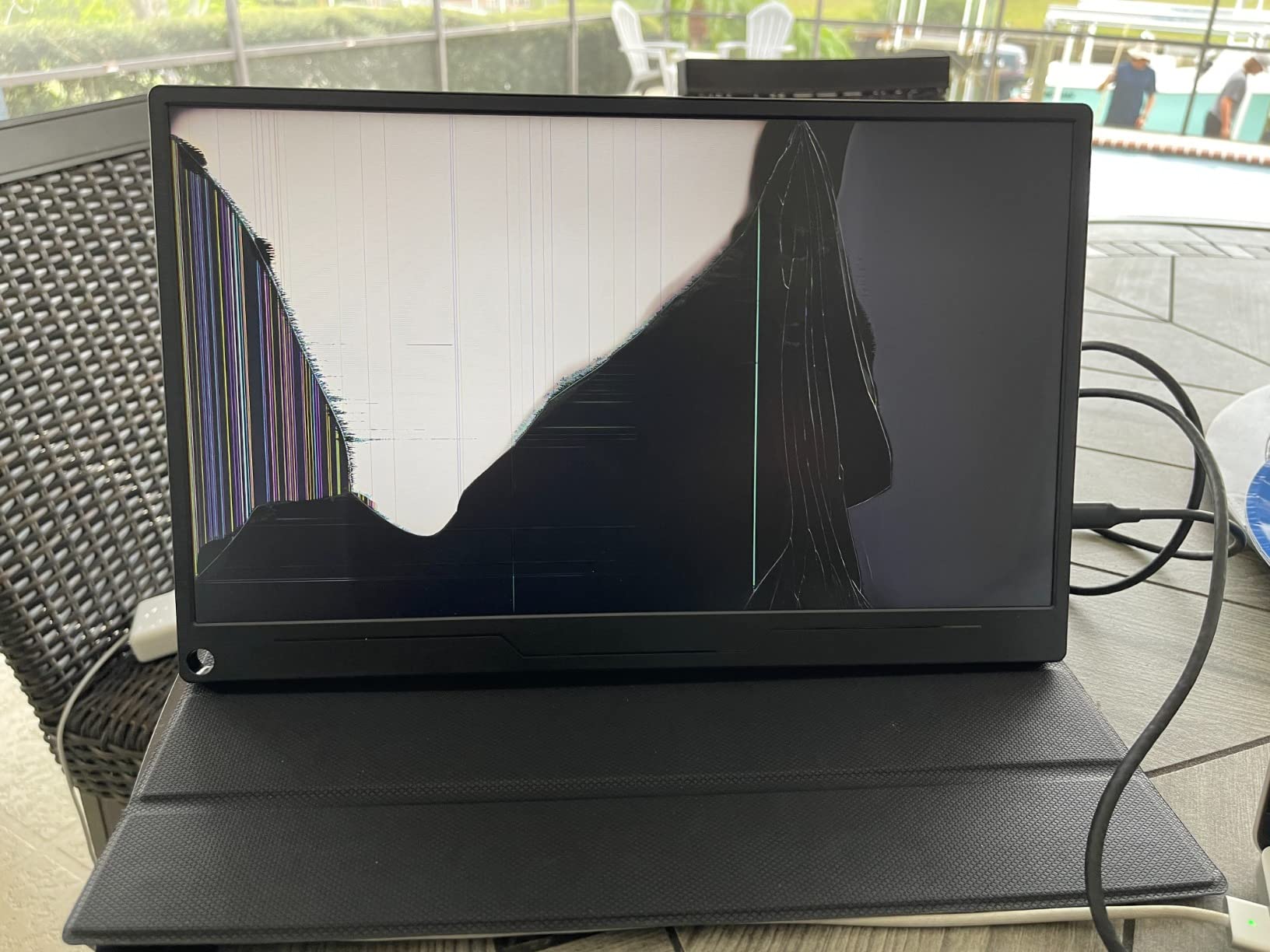 UPERFECT 4K Portable Monitor Touchscreen, 15.6