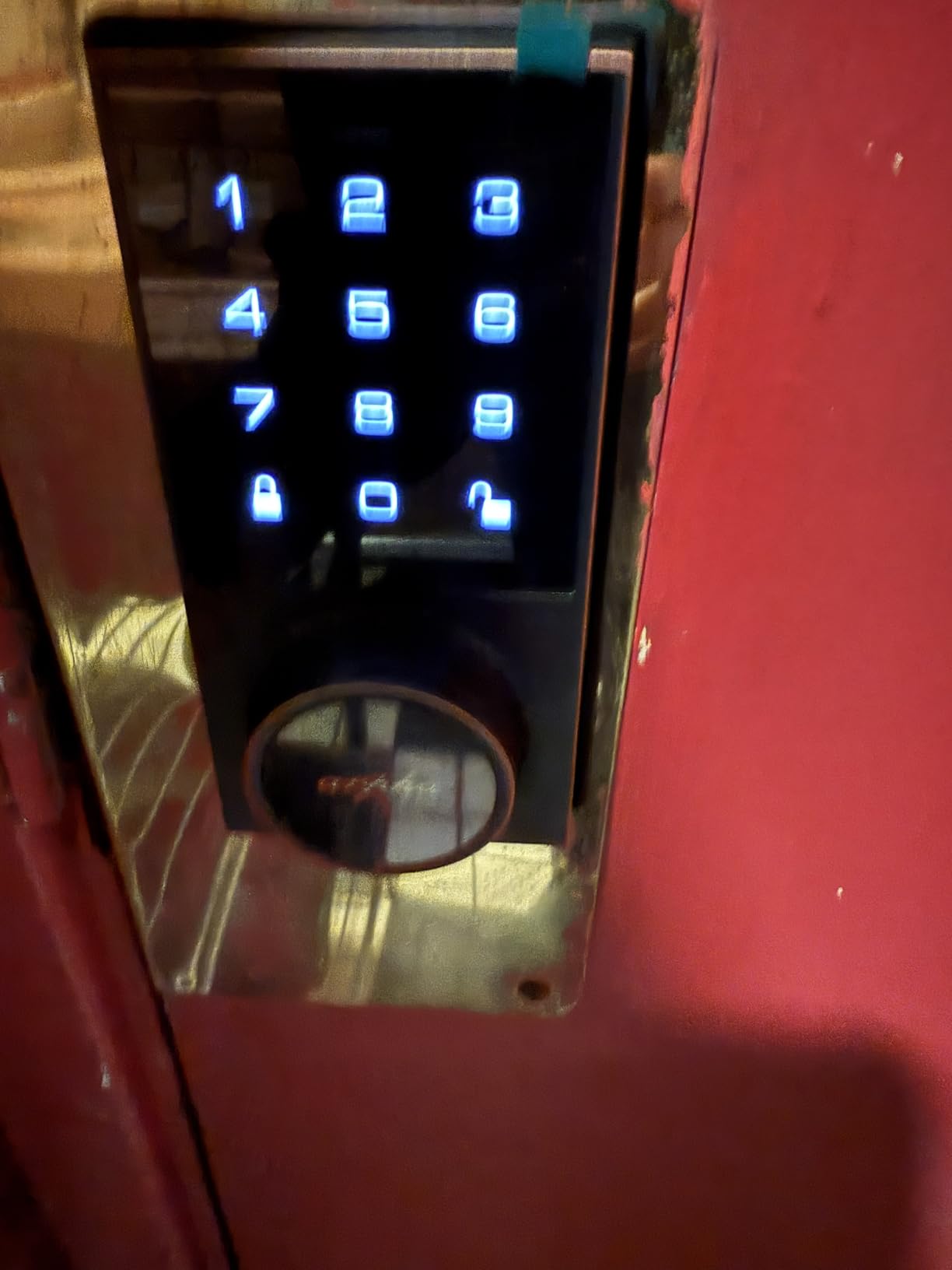 WiFi Video Smart Lock, 5-in-1 Keyless Entry for Front Door | App Remote Access, Two-Way Audio, IP65 Waterproof, Easy DIY Install, Fingerprint+Keypad+App Unlock customer photo 1
