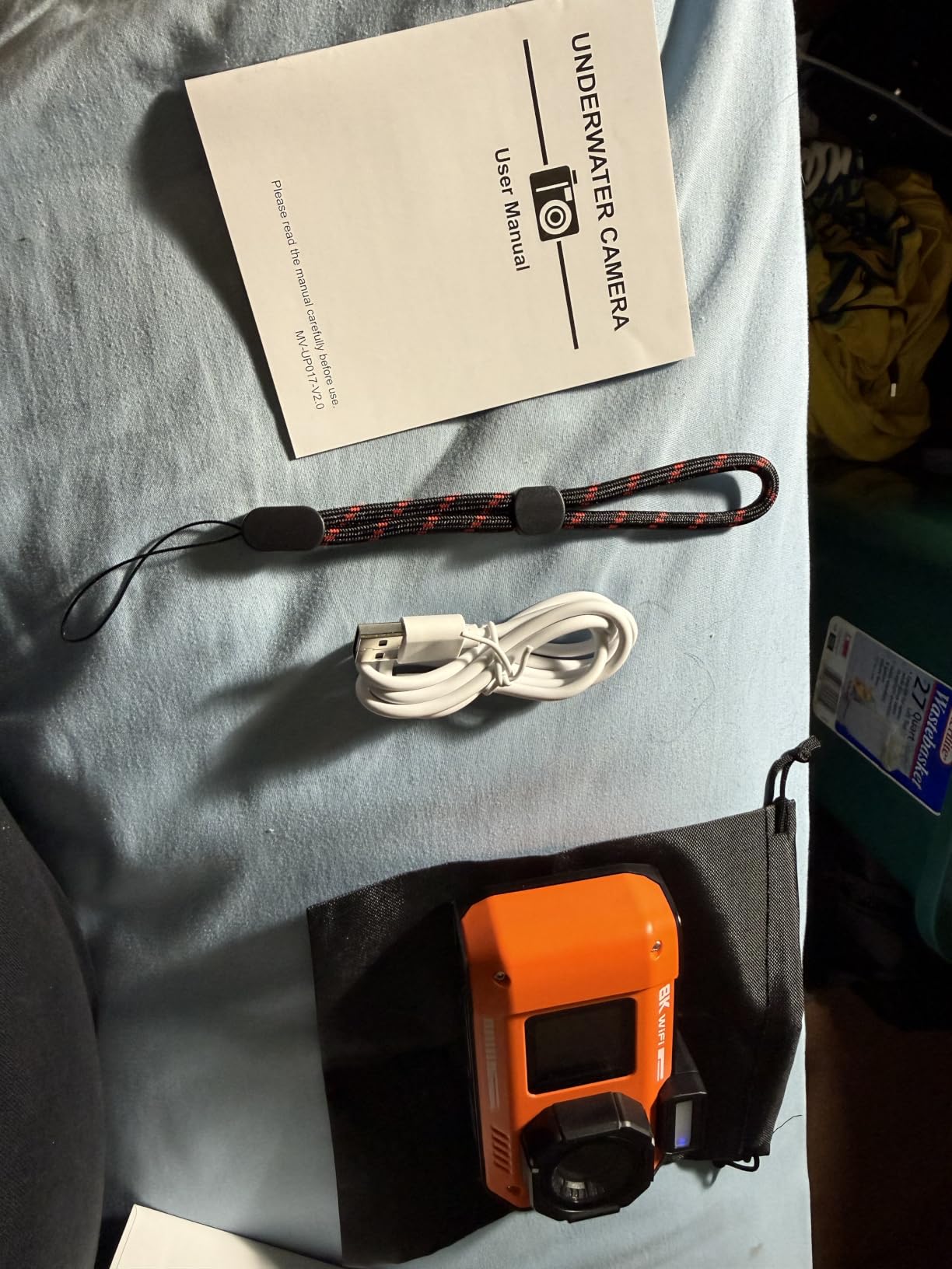 8K Underwater Camera Rugged WiFi 33FT Waterproof 70MP 32GB Card Dual-Screen customer photo 2
