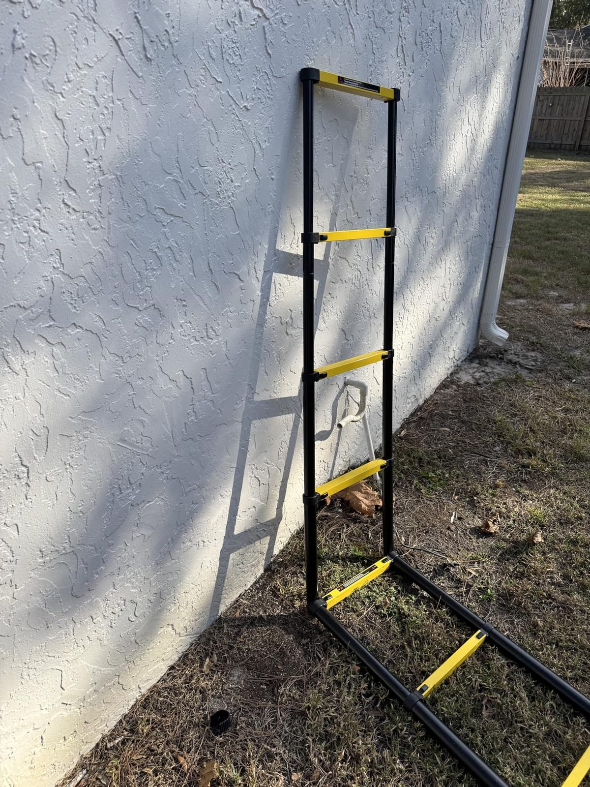 SINMEIRUN Telescoping Ladder, 16.5 FT, A Frame, 330 lbs Capacity; Orange | ANSI Certified, switches between A Frame and Extension Ladder; Collapsible Multi-Purpose for Home, Roof and RV customer photo 2