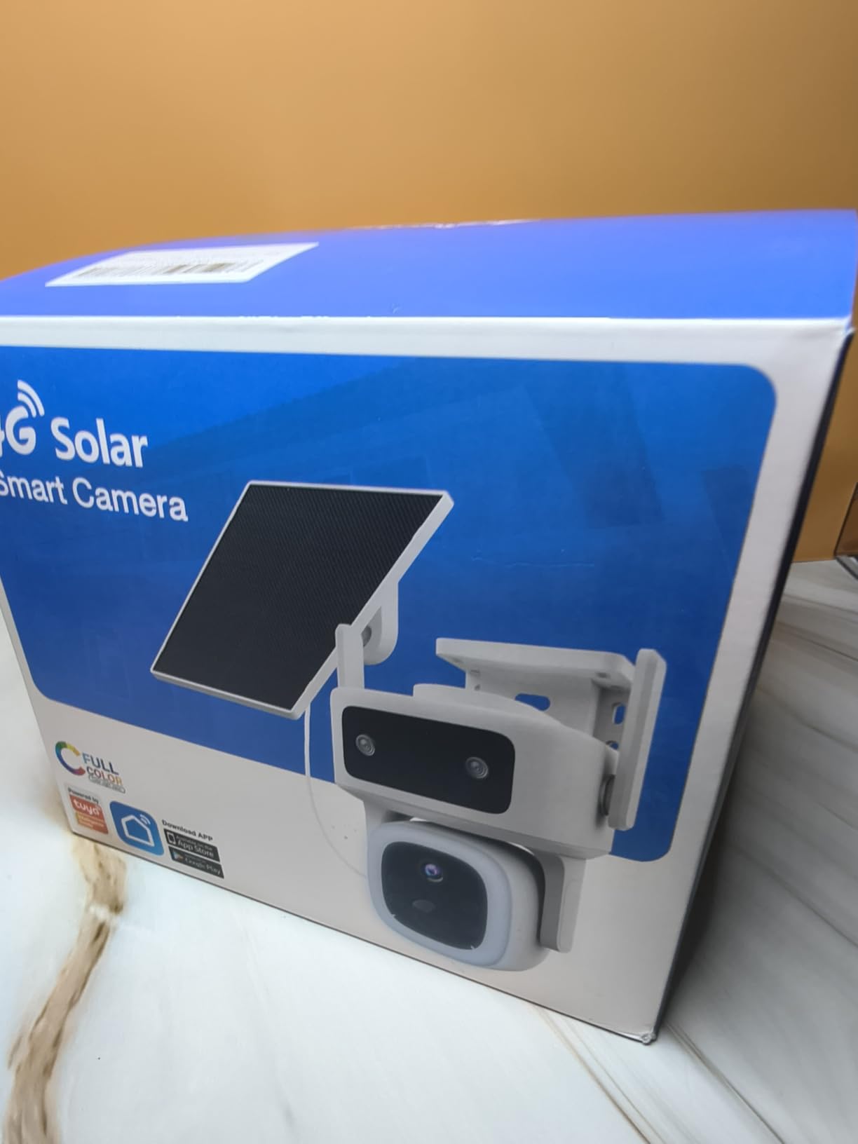 Lifetime Free Data & No Monthly Fee 4G LTE Solar Cellular Security Camera Outdoor Wireless, No WiFi Needed, 360° PTZ, 2K Full Color Night Vision, Human Tracking, 2-Way Audio, 32GB SD Card, IP66 customer photo 1