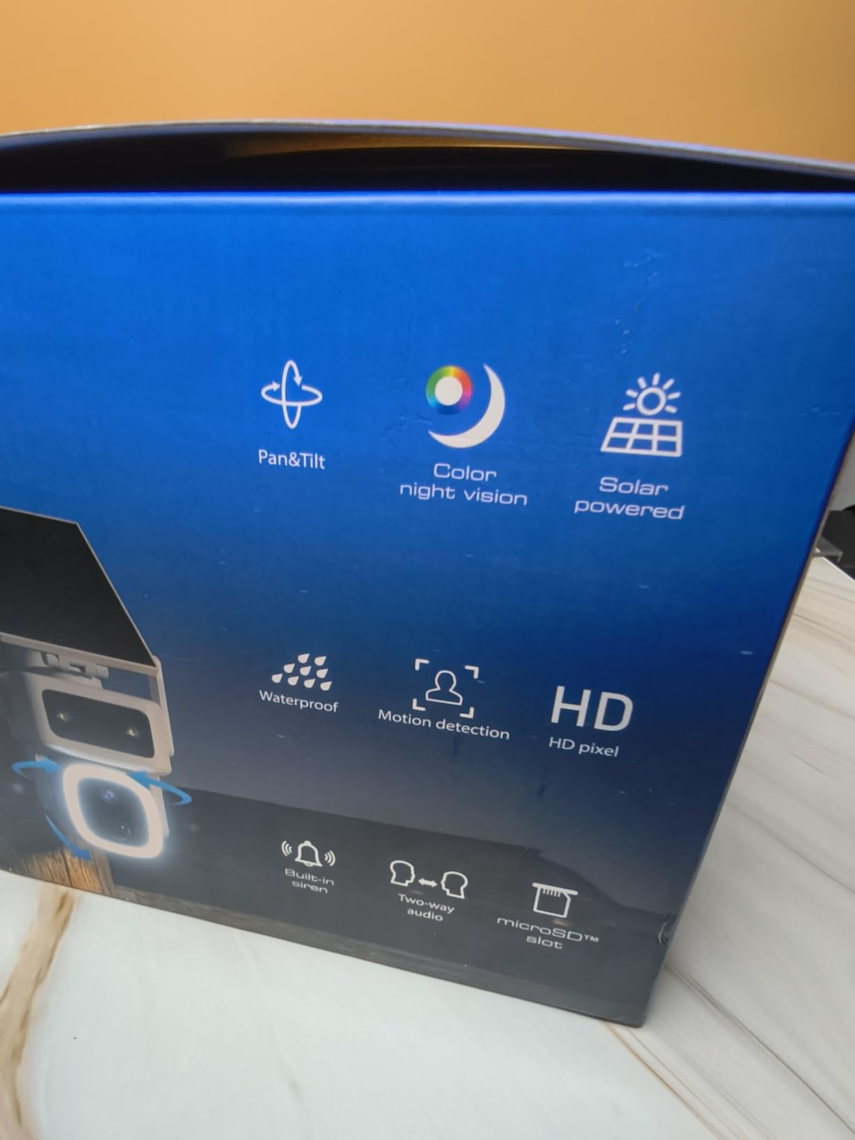 Lifetime Free Data & No Monthly Fee 4G LTE Solar Cellular Security Camera Outdoor Wireless, No WiFi Needed, 360° PTZ, 2K Full Color Night Vision, Human Tracking, 2-Way Audio, 32GB SD Card, IP66 customer photo 2