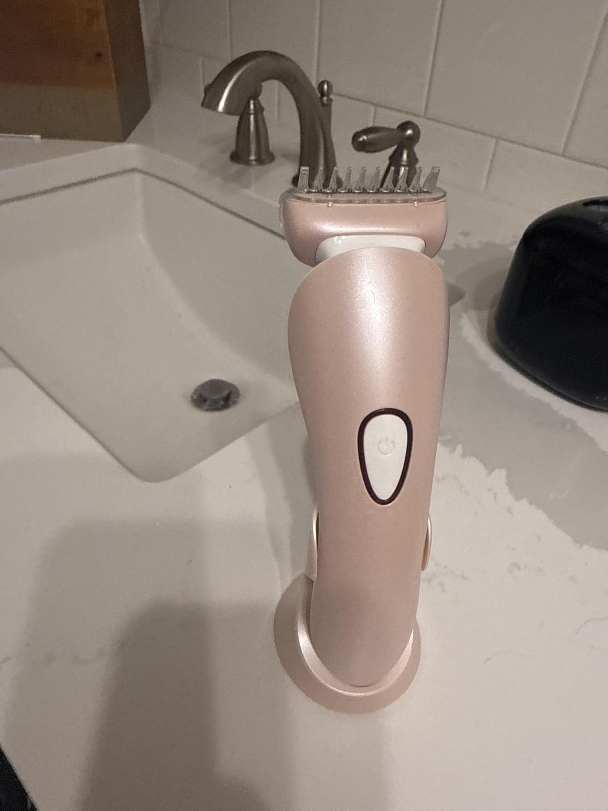 2026 Pore Vacuum, Rechargeable Blackhead Remover Vacuum Skincare - White | Face Vacuum Pore Cleanse 3 Adjustable Suction Levels, Stainless Steel Tools for Nose Face with 5 Suction Heads customer photo 1