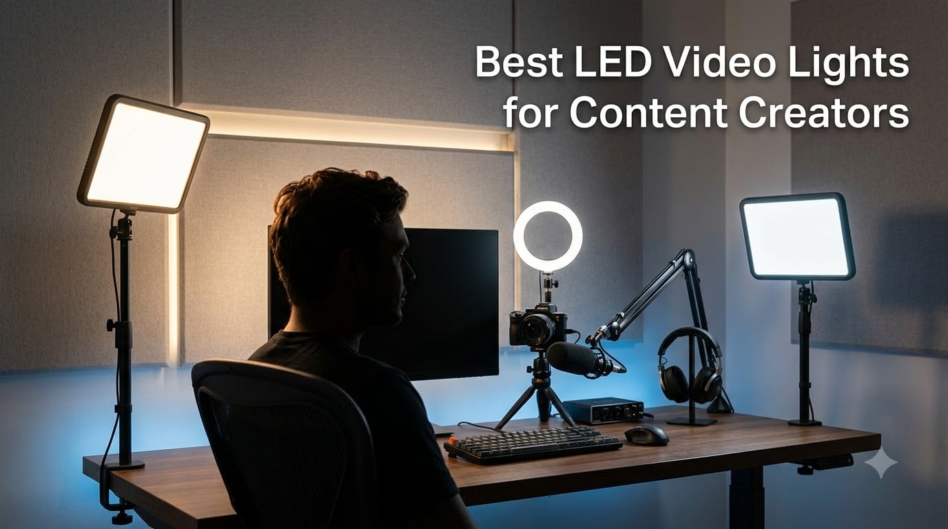 Best LED Video Lights for Content Creators