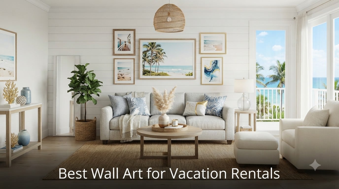 Best Wall Art for Vacation Rentals