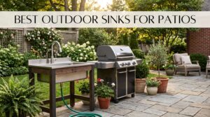 best outdoor sinks for patios