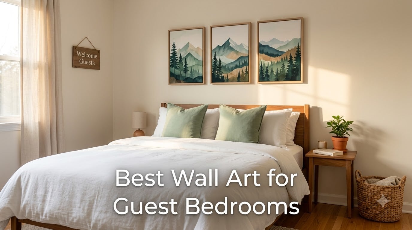 Best Wall Art for Guest Bedrooms