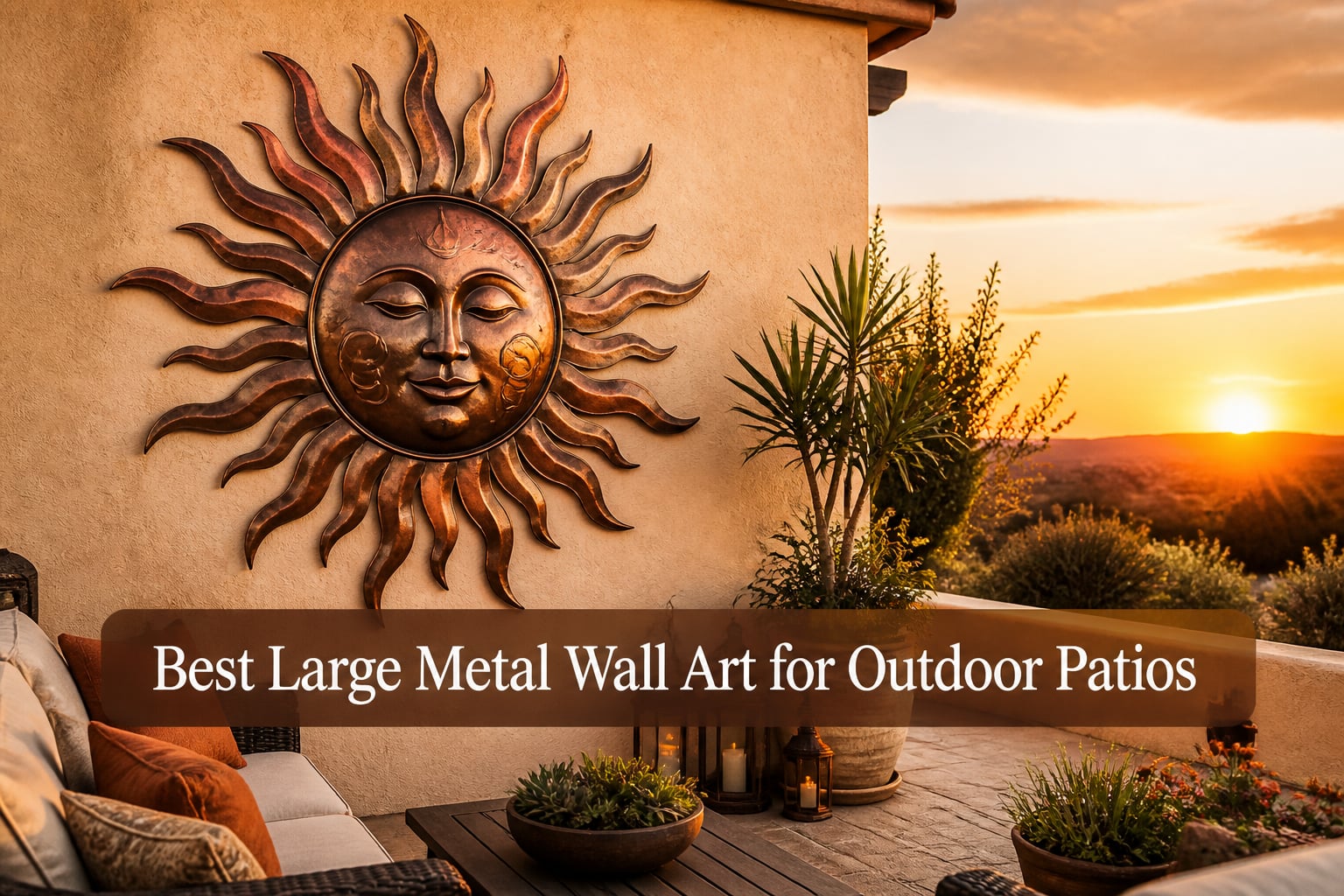 Best Large Metal Wall Art for Outdoor Patios