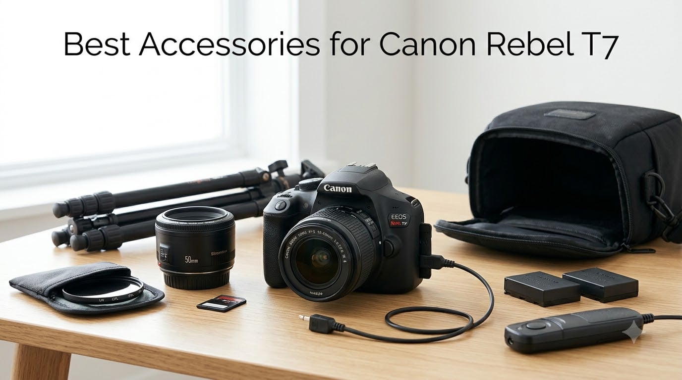 Best Accessories for Canon Rebel T7