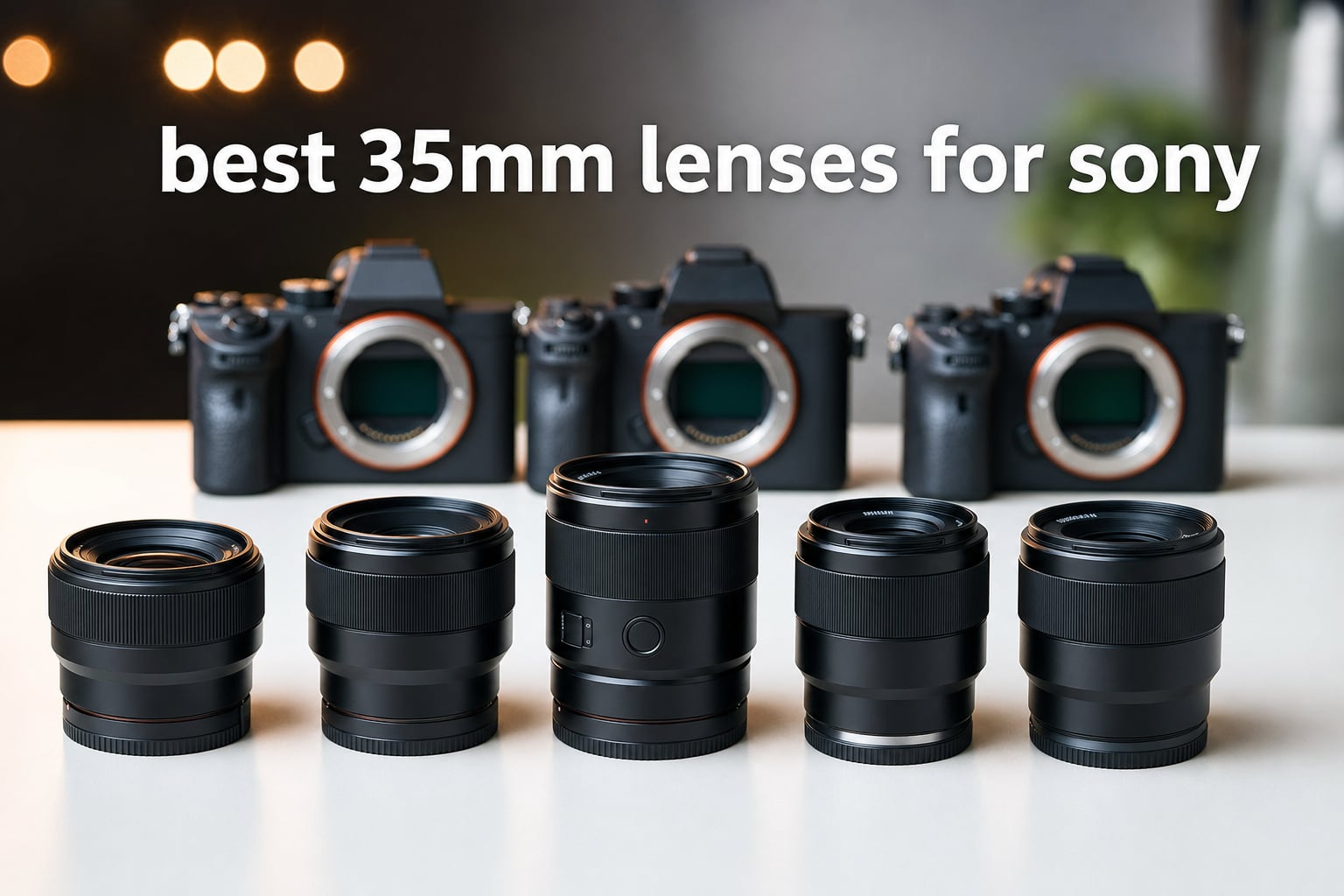best 35mm lenses for sony
