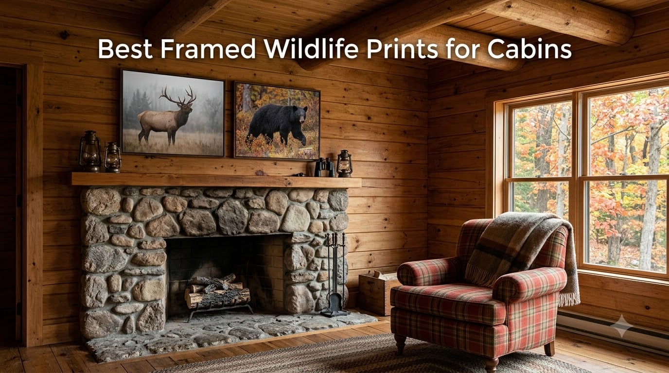 Best Framed Wildlife Prints for Cabins